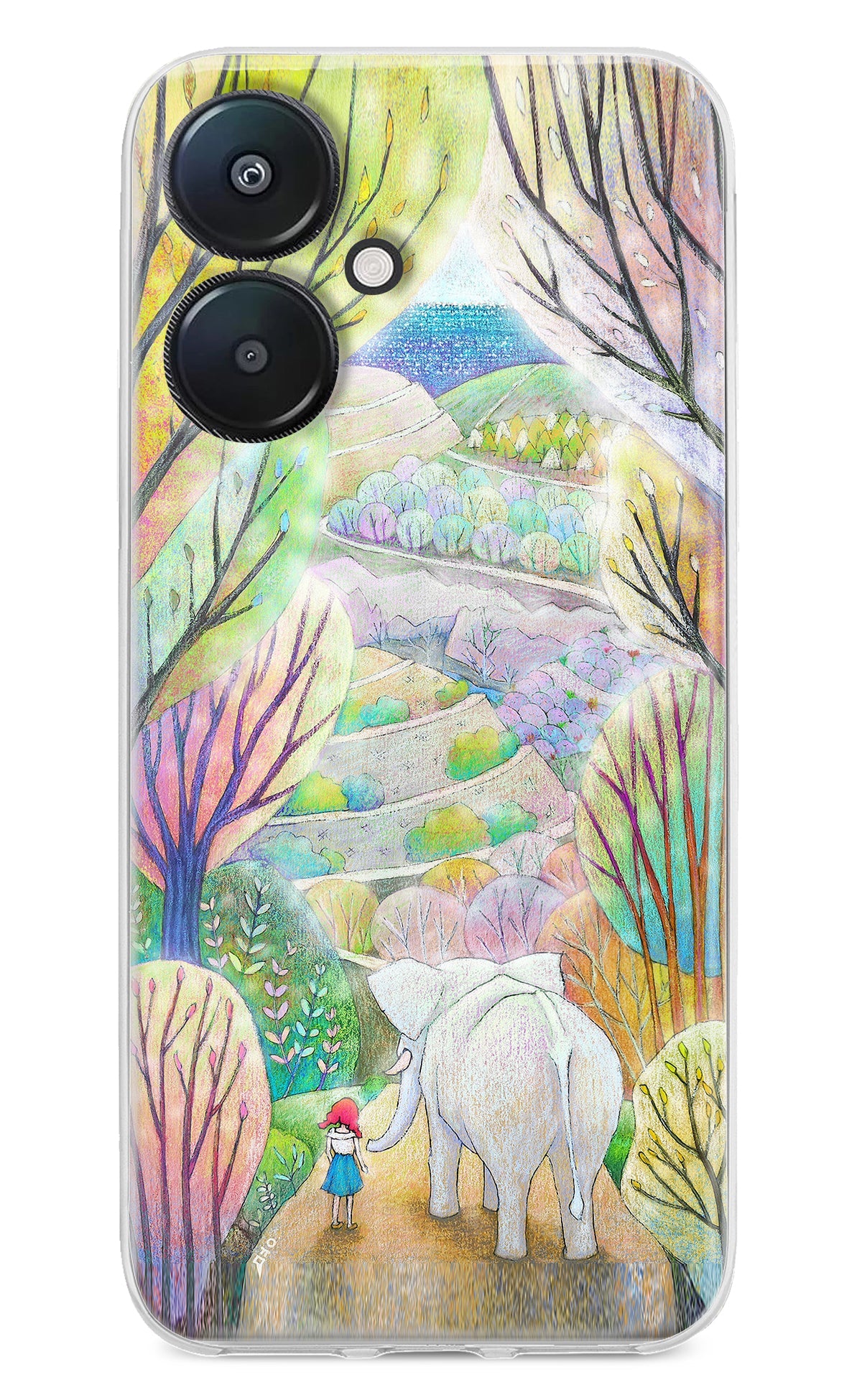 Nature Painting Redmi 13C 5G Back Cover