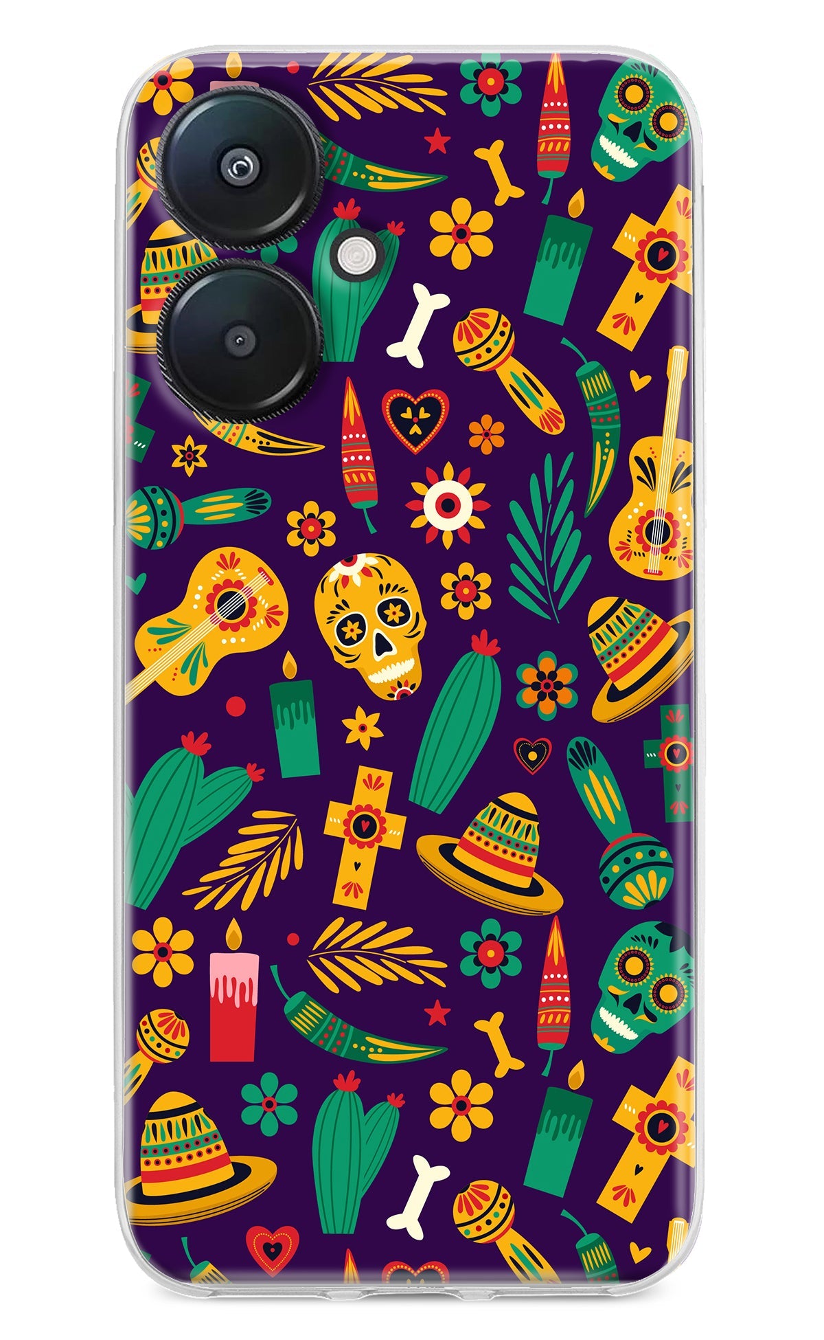 Mexican Artwork Redmi 13C 5G Back Cover