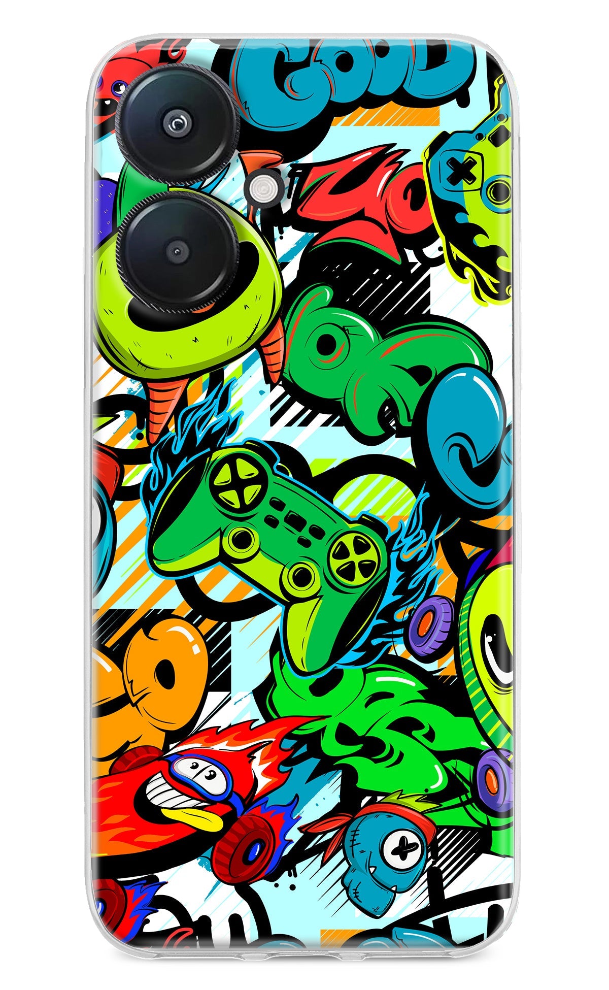 Game Doodle Redmi 13C 5G Back Cover