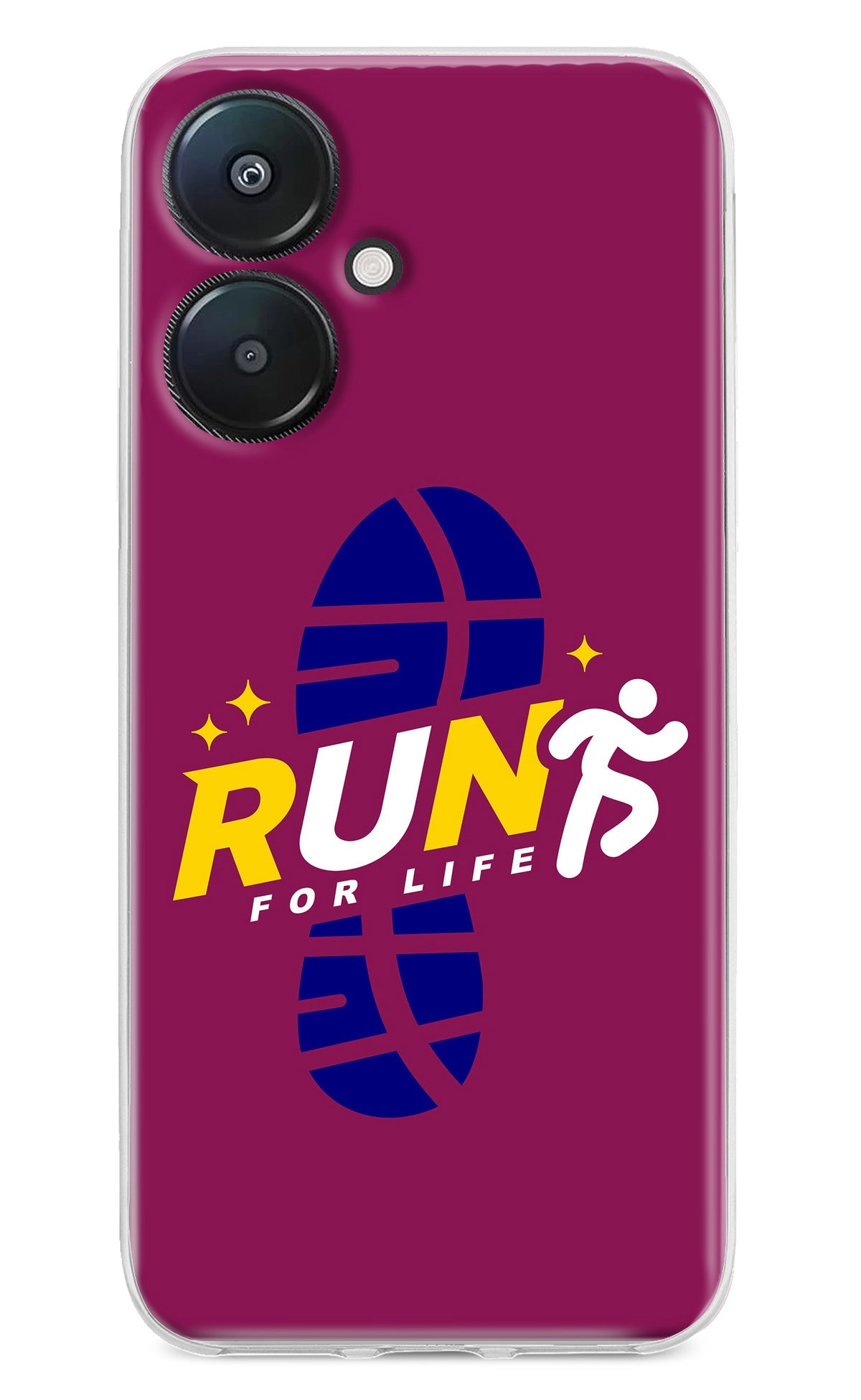 Run for Life Redmi 13C 5G Back Cover