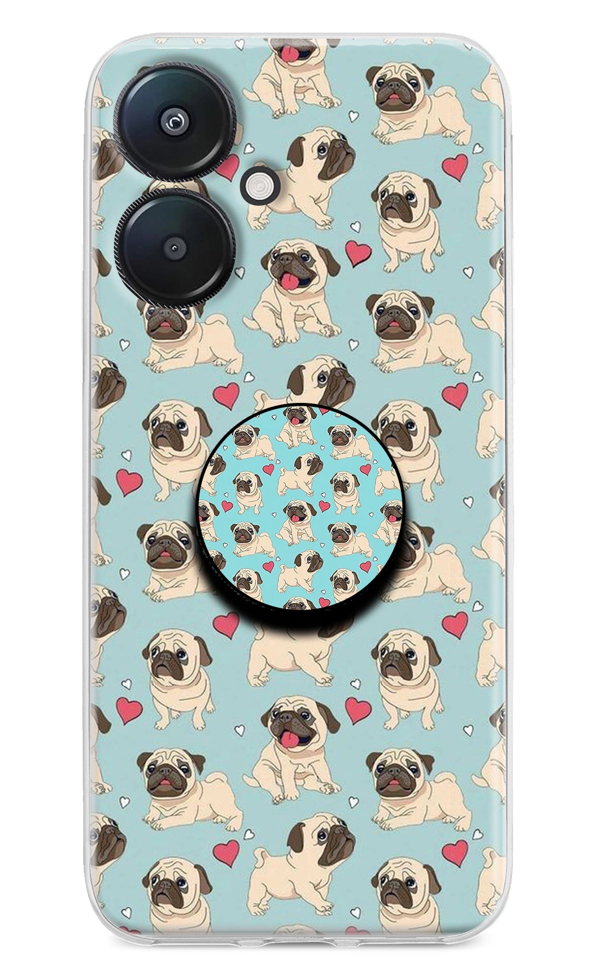 Pug Dog Redmi 13C 5G Pop Case