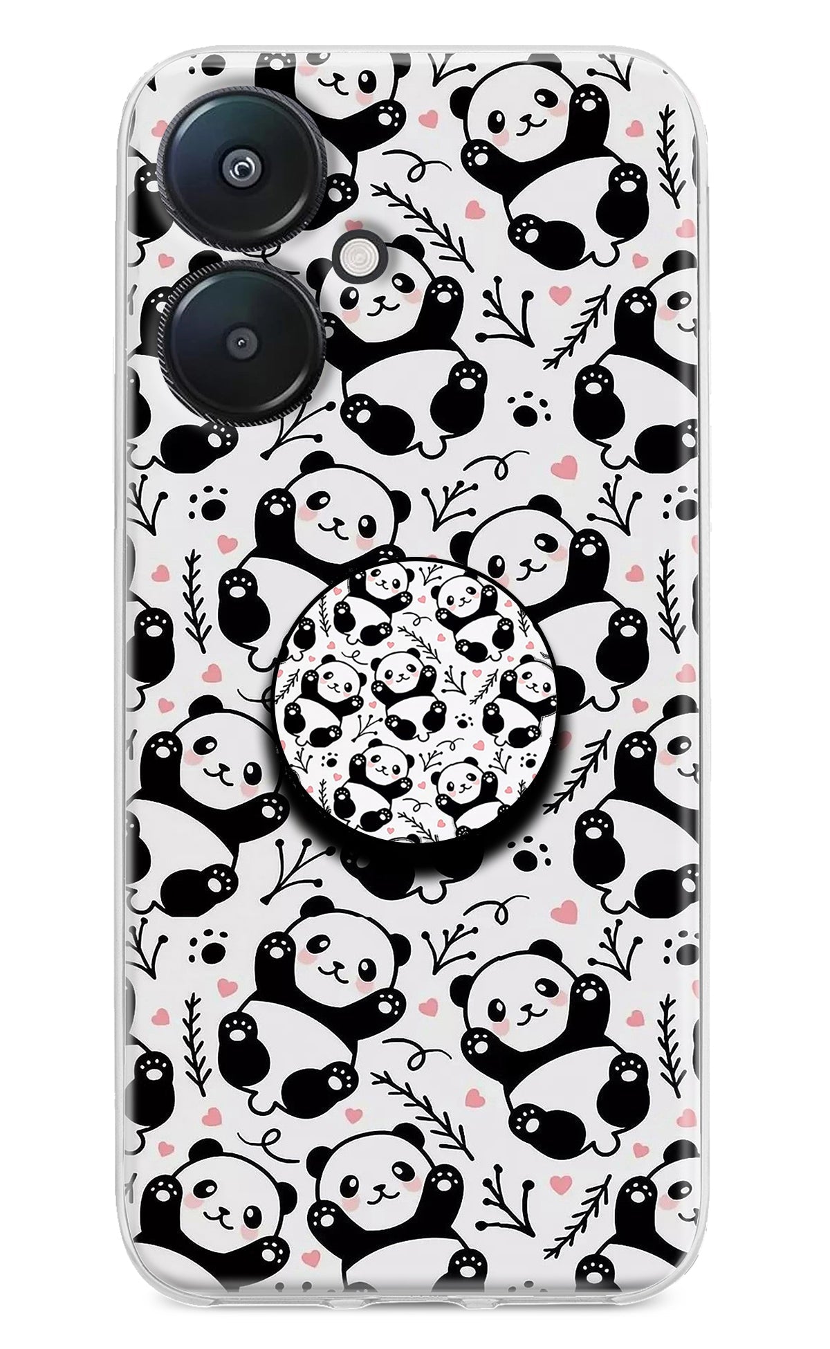 Cute Panda Redmi 13C 5G Pop Case