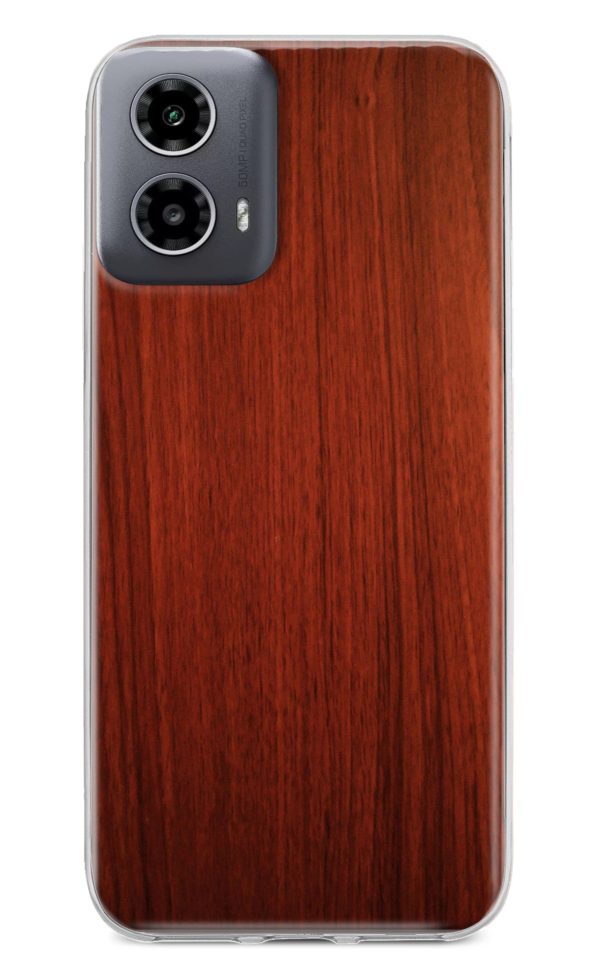 Wooden Plain Pattern Moto G34 5G Back Cover