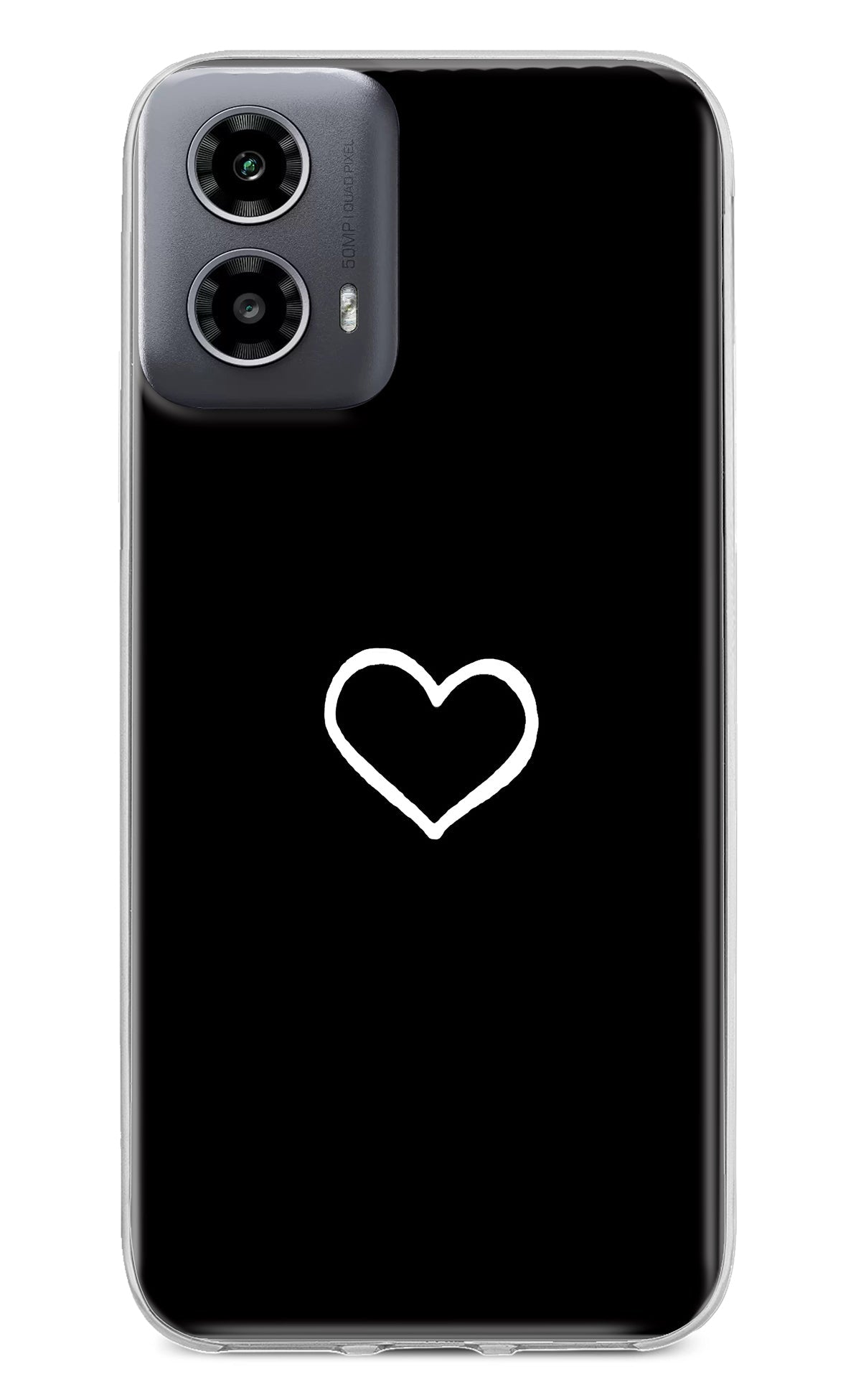 Heart Moto G34 5G Back Cover