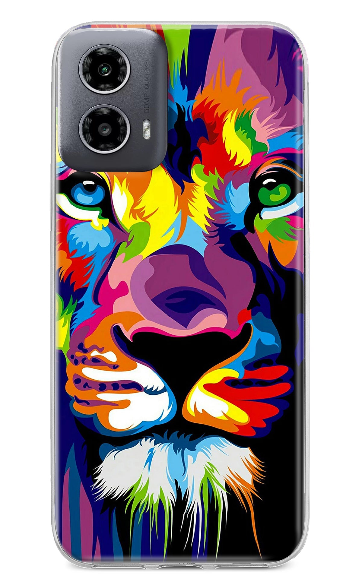 Lion Moto G34 5G Back Cover