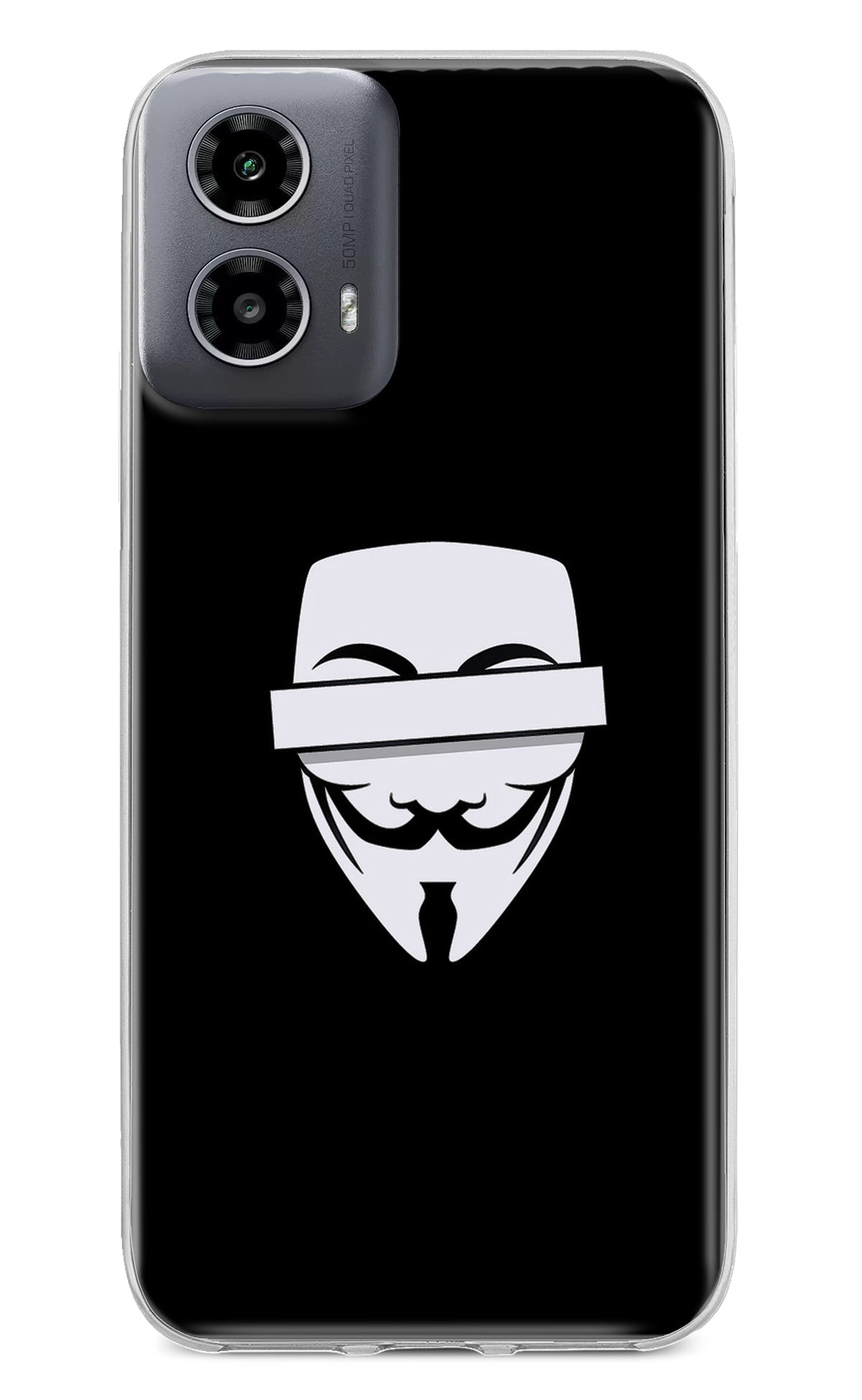 Anonymous Face Moto G34 5G Back Cover