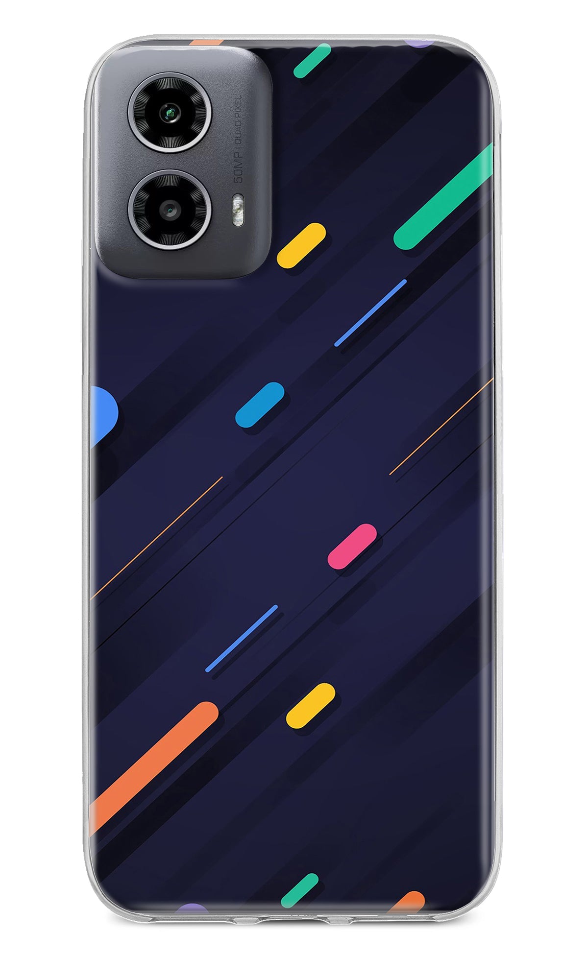 Abstract Design Moto G34 5G Back Cover