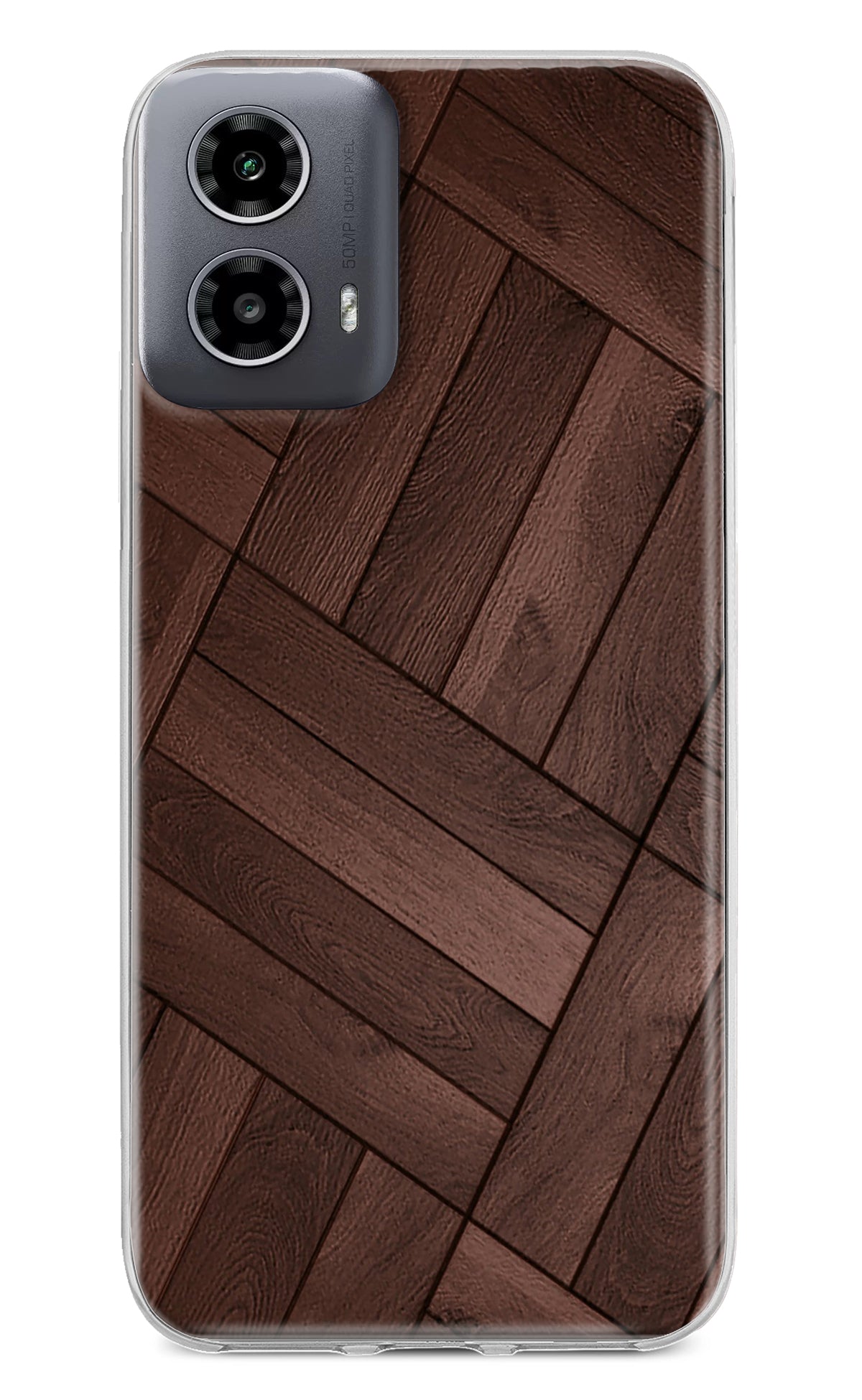 Wooden Texture Design Moto G34 5G Back Cover