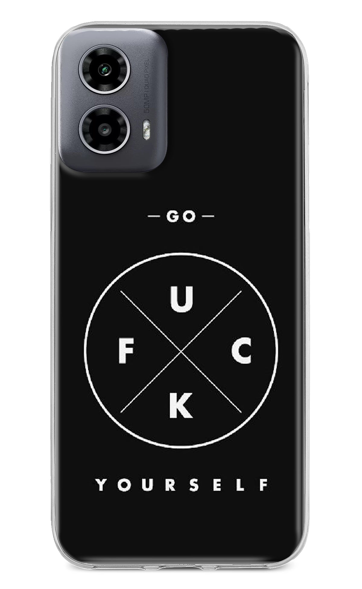 Go Fuck Yourself Moto G34 5G Back Cover