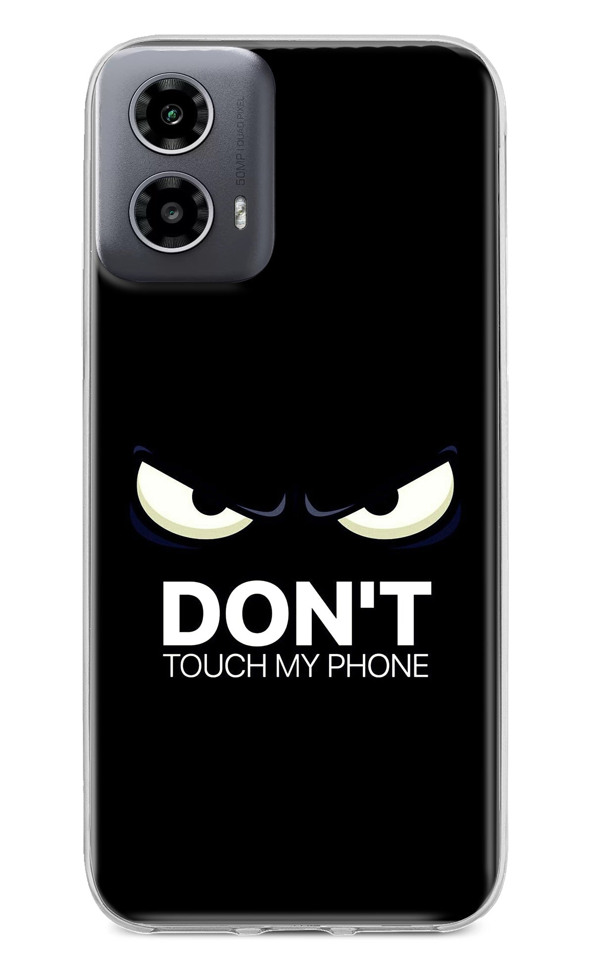 Don'T Touch My Phone Moto G34 5G Back Cover