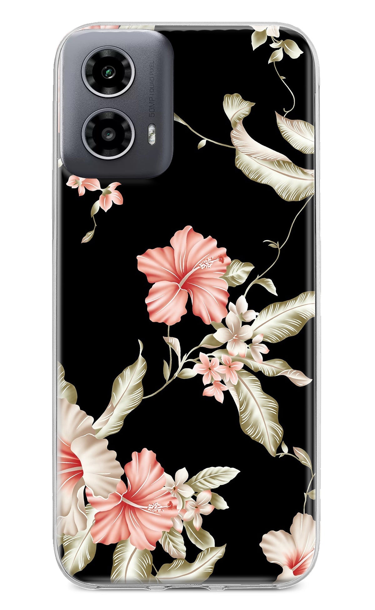 Flowers Moto G34 5G Back Cover