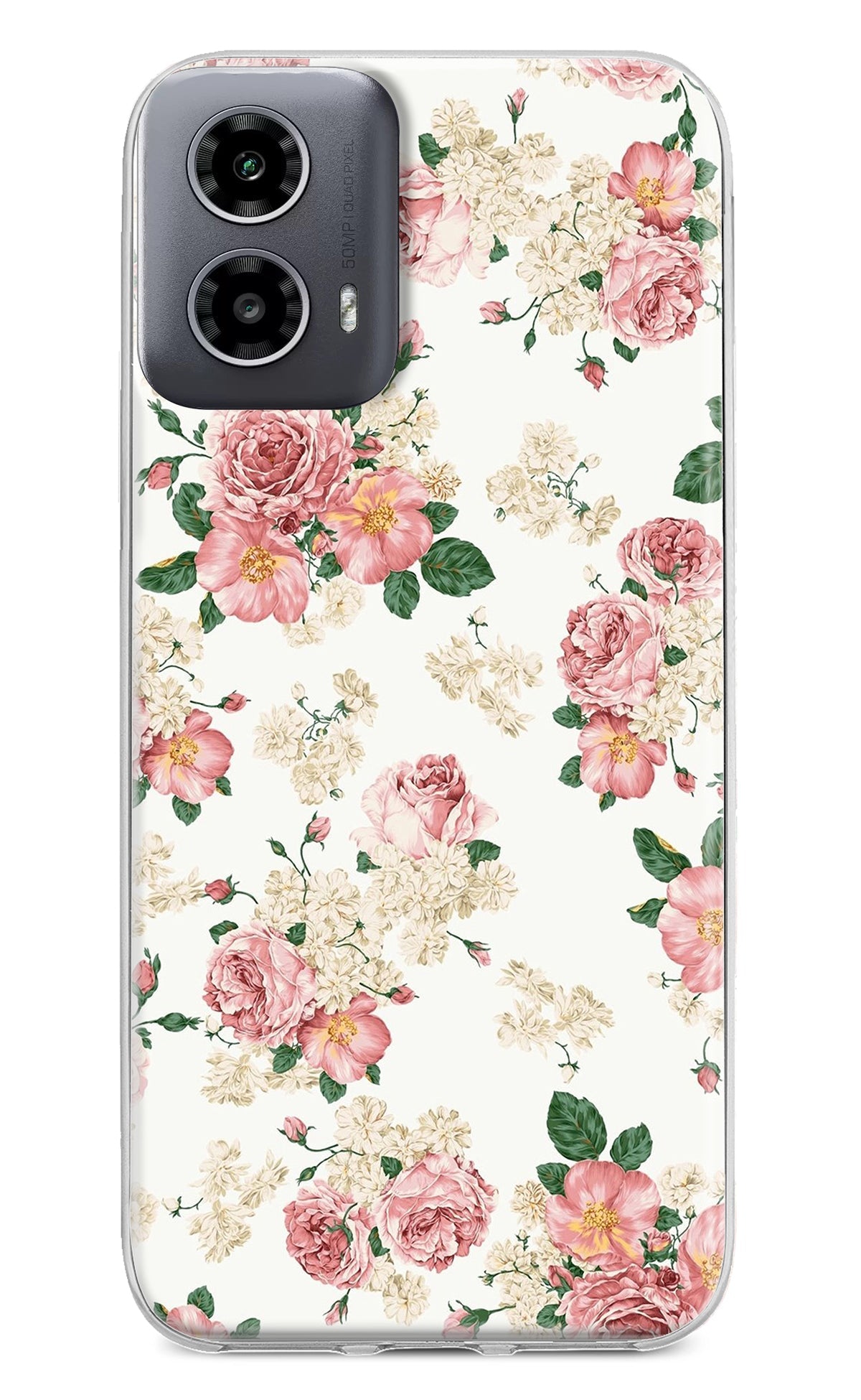 Flowers Moto G34 5G Back Cover