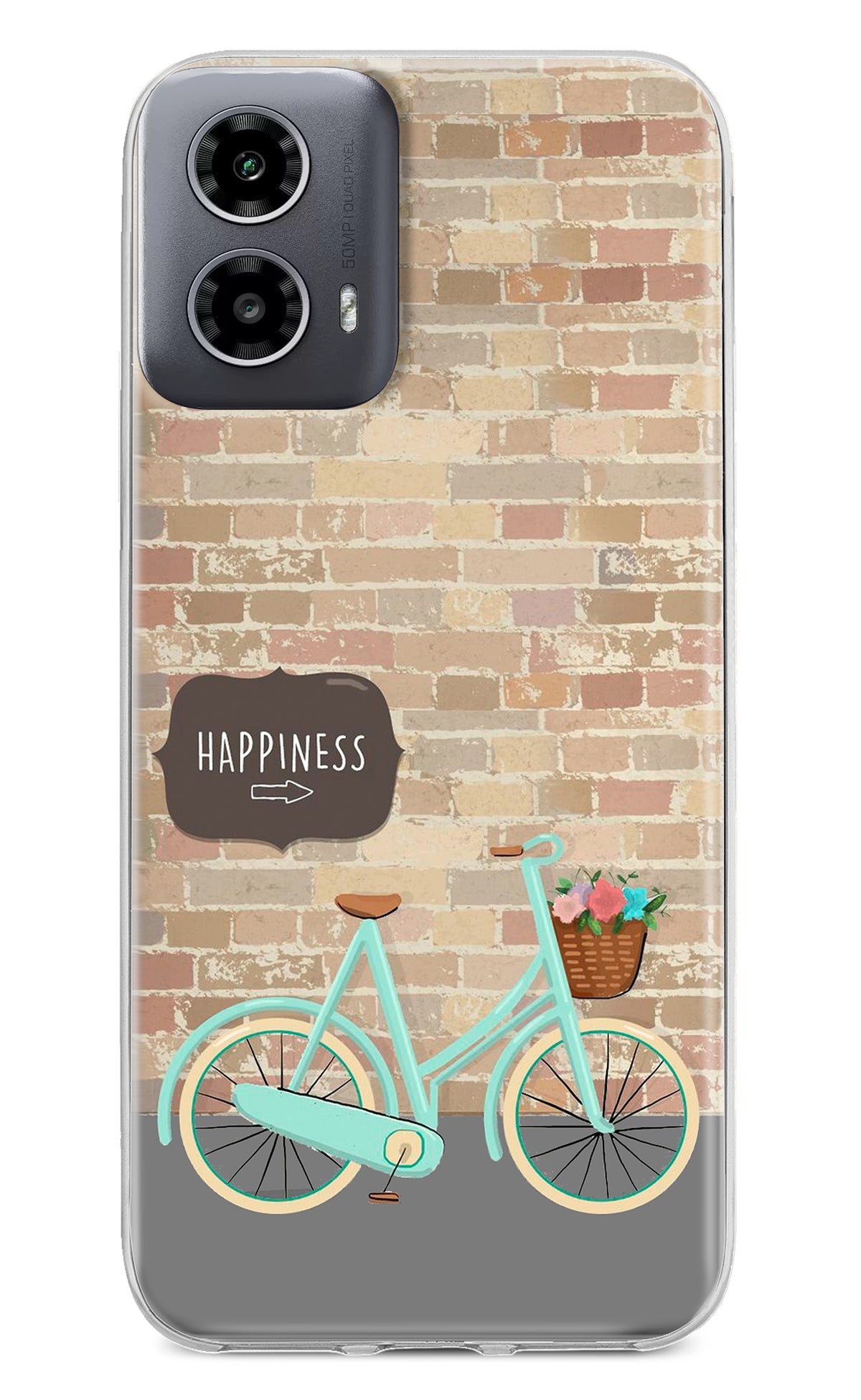 Happiness Artwork Moto G34 5G Back Cover