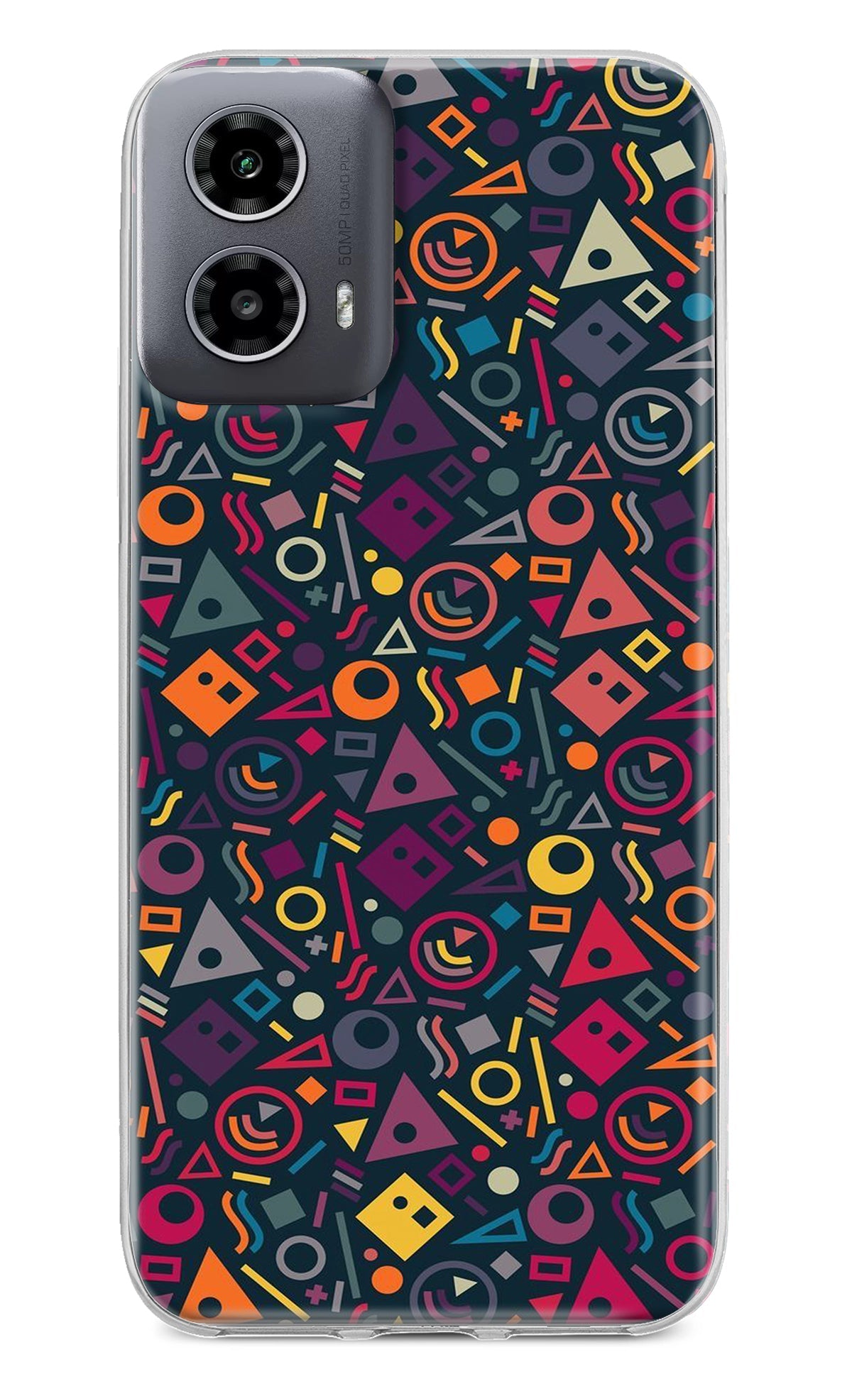 Geometric Abstract Moto G34 5G Back Cover