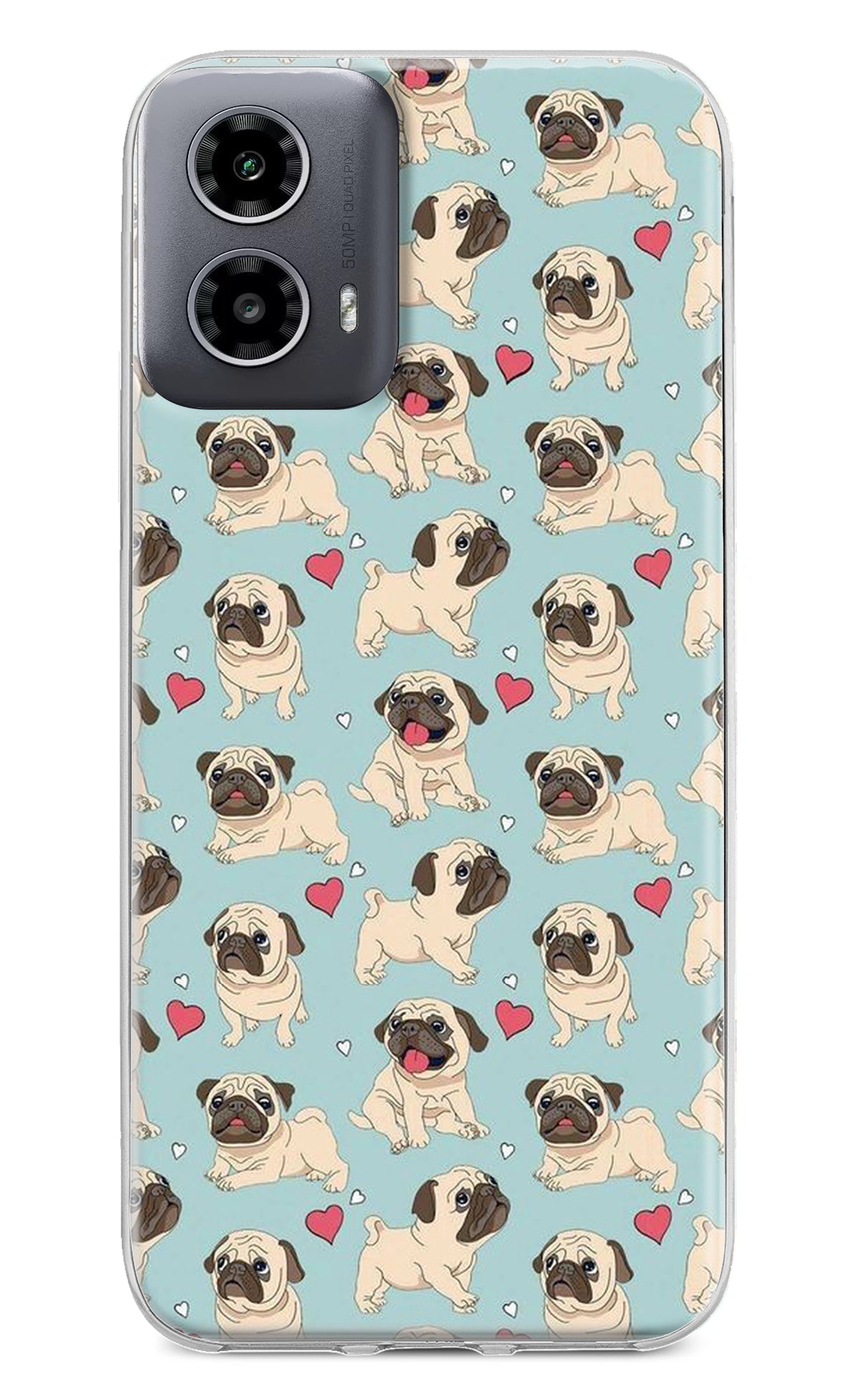 Pug Dog Moto G34 5G Back Cover