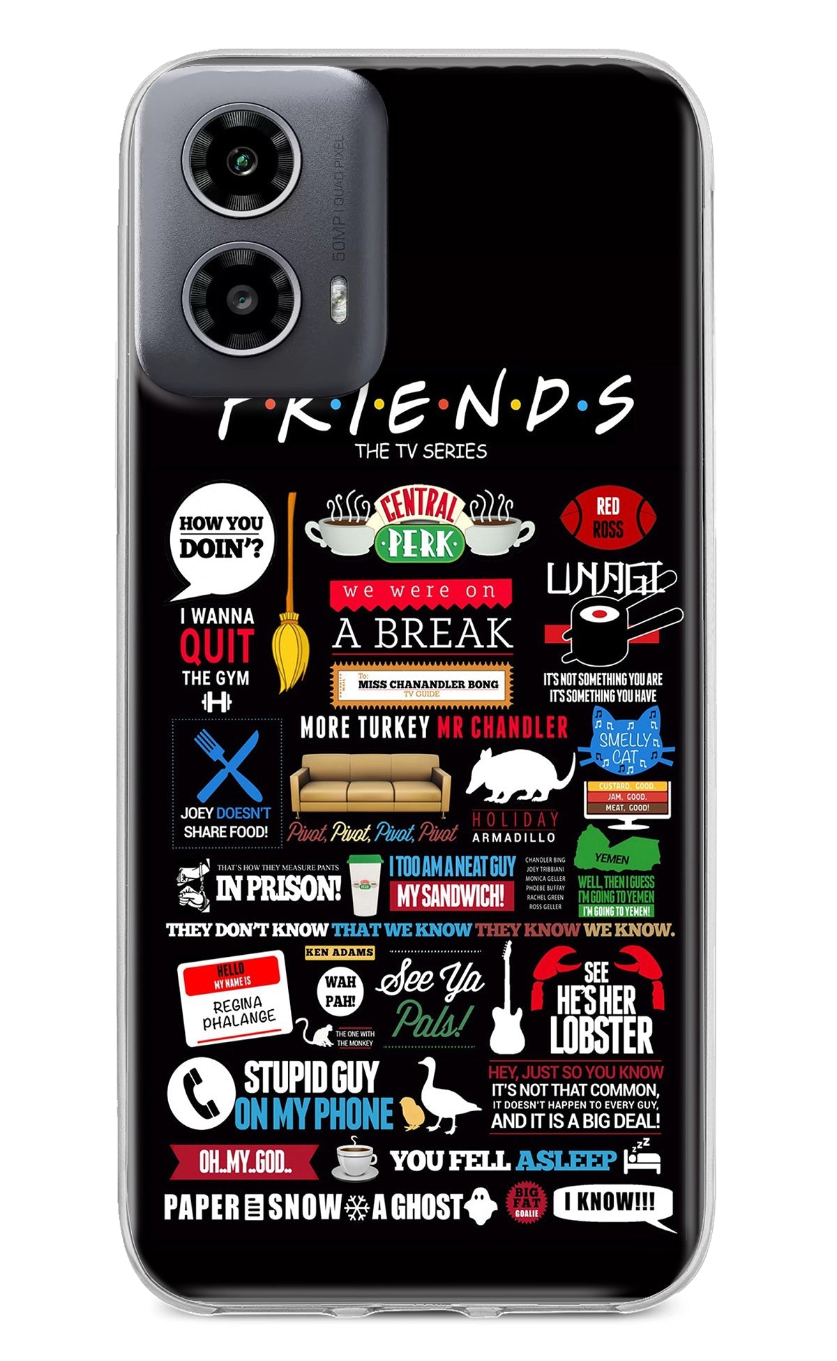 FRIENDS Moto G34 5G Back Cover