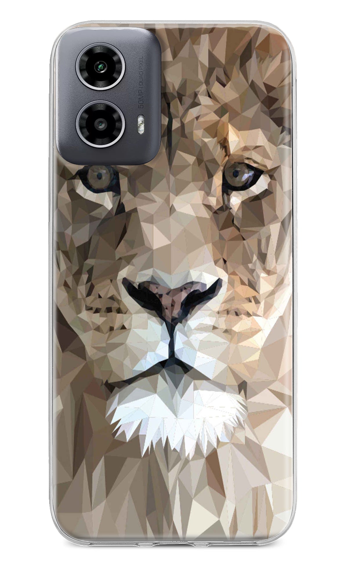 Lion Art Moto G34 5G Back Cover