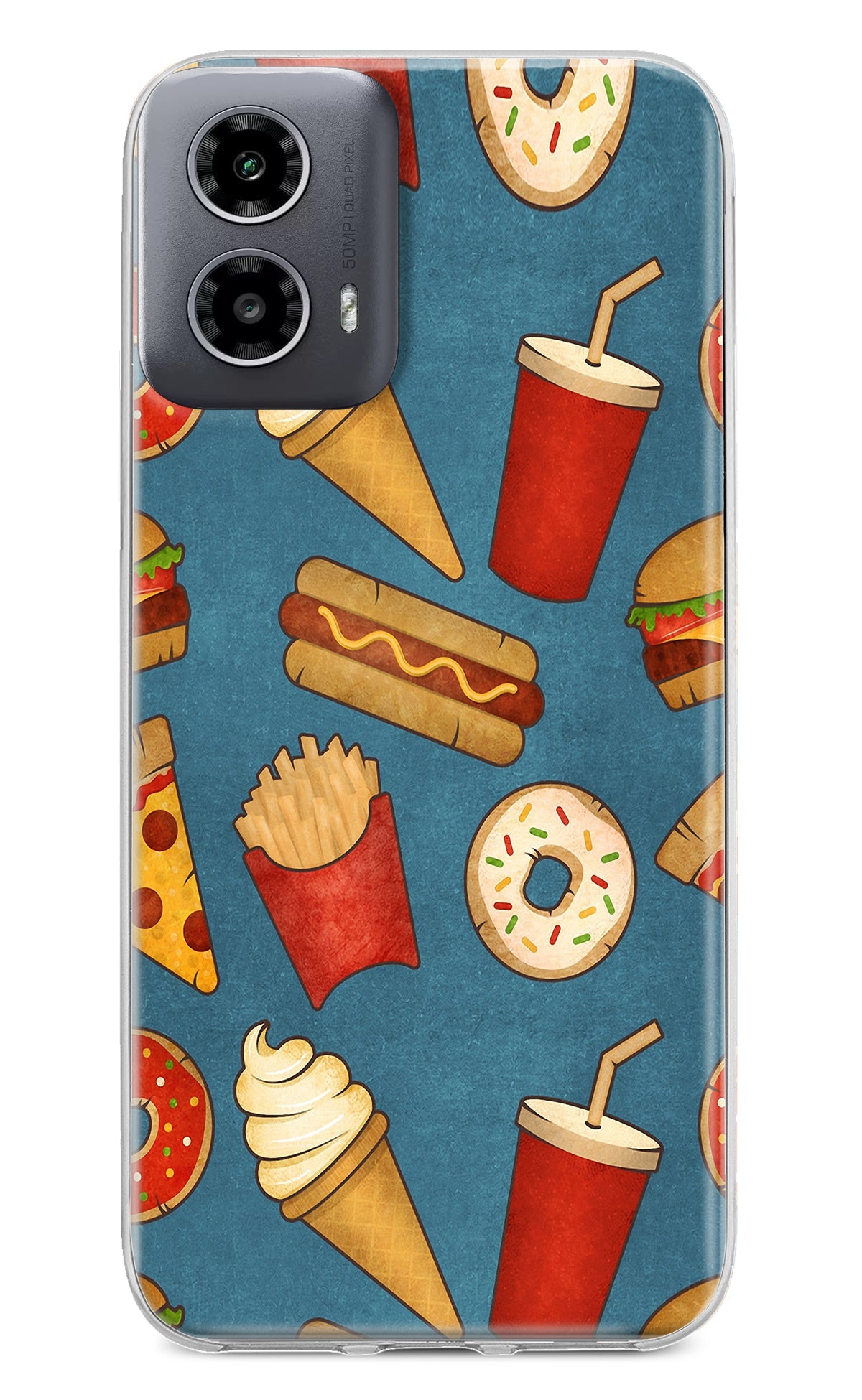 Foodie Moto G34 5G Back Cover