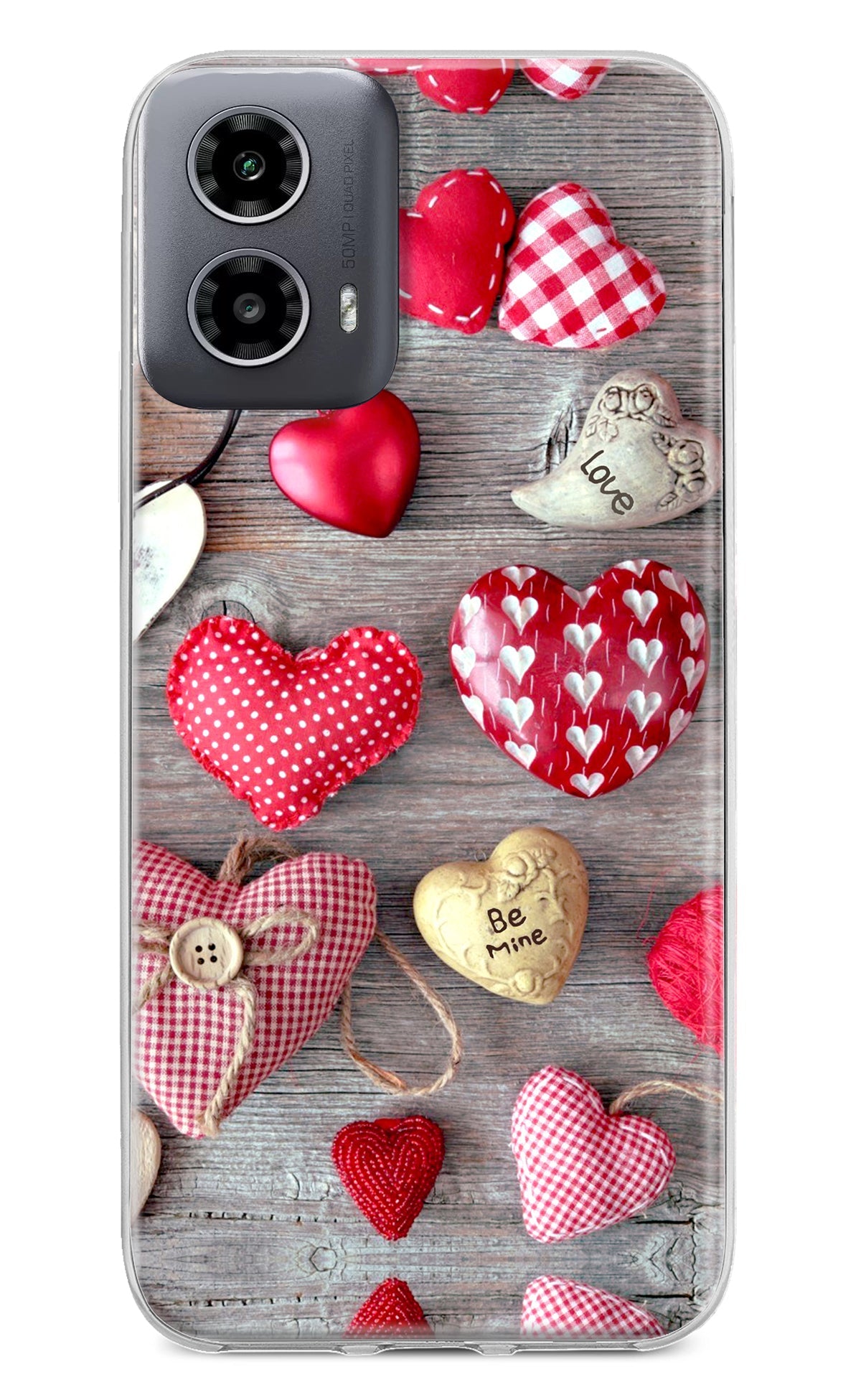 Love Wallpaper Moto G34 5G Back Cover