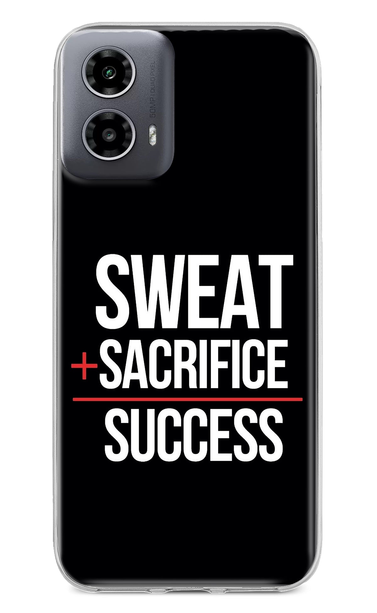 Sweat Sacrifice Success Moto G34 5G Back Cover