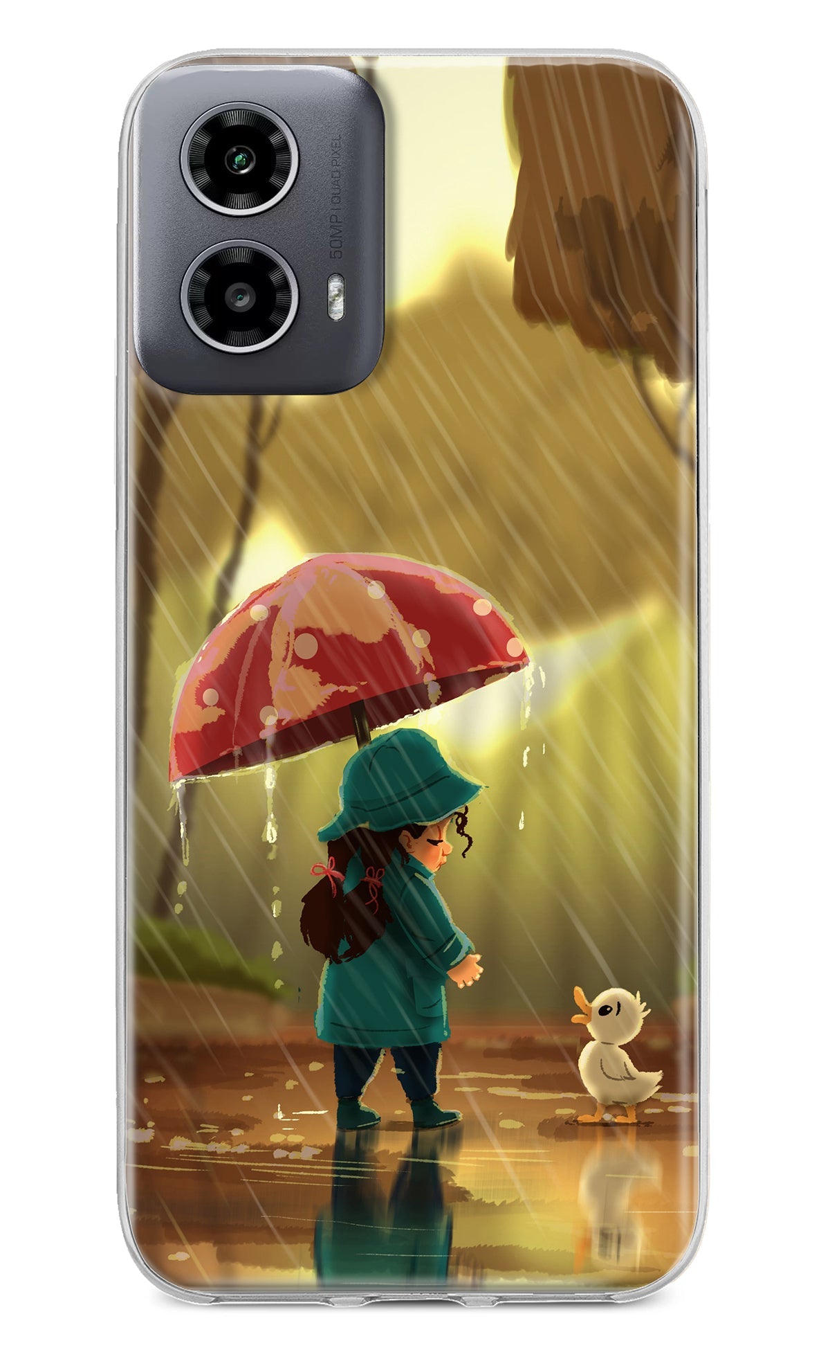 Rainy Day Moto G34 5G Back Cover