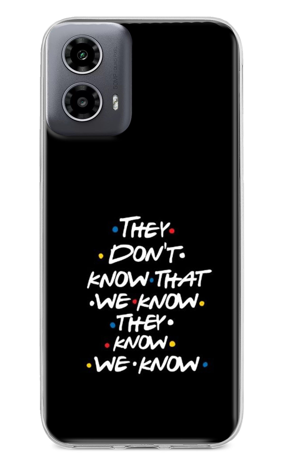 FRIENDS Dialogue Moto G34 5G Back Cover