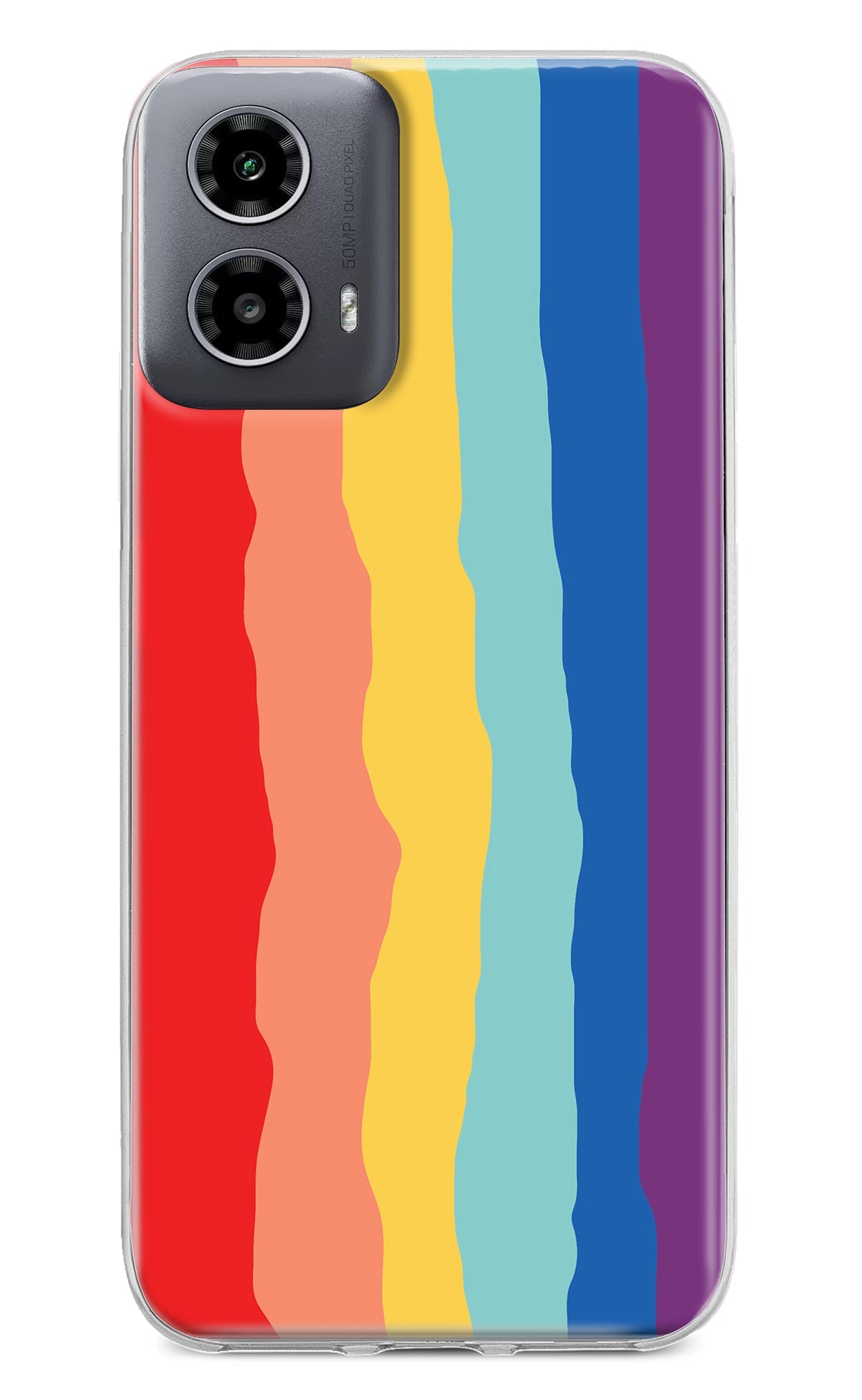 Rainbow Moto G34 5G Back Cover