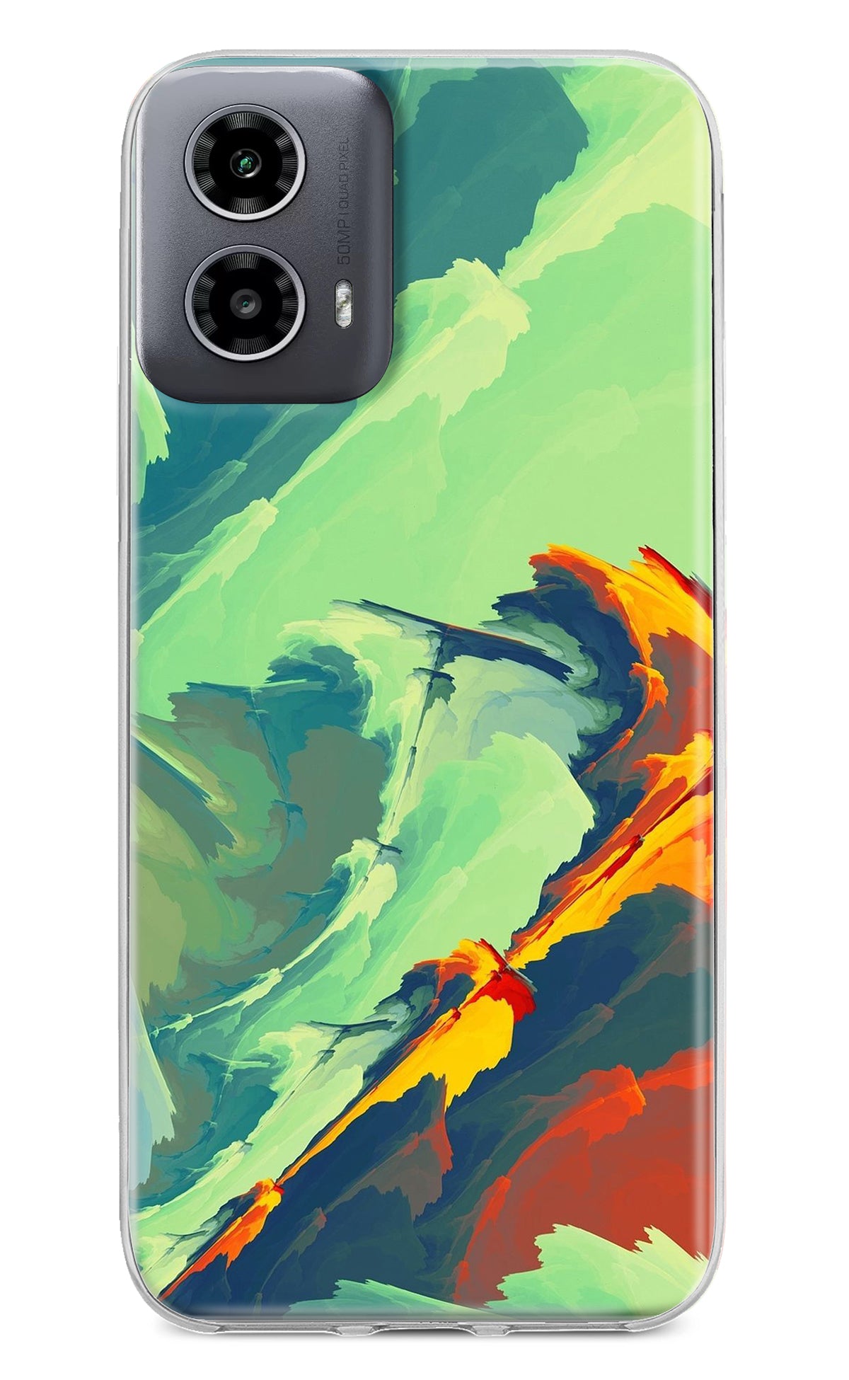 Paint Art Moto G34 5G Back Cover