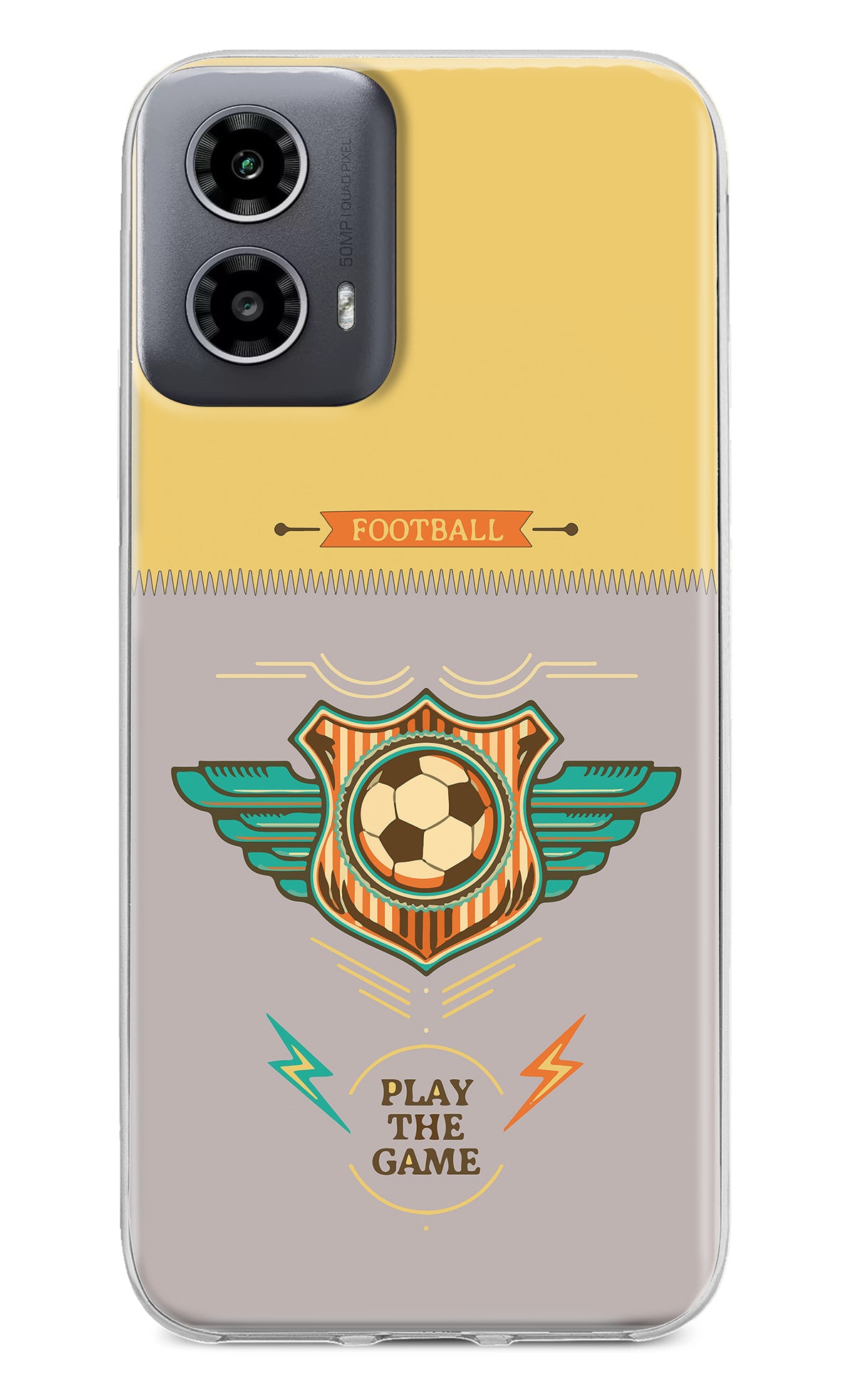 Football Moto G34 5G Back Cover