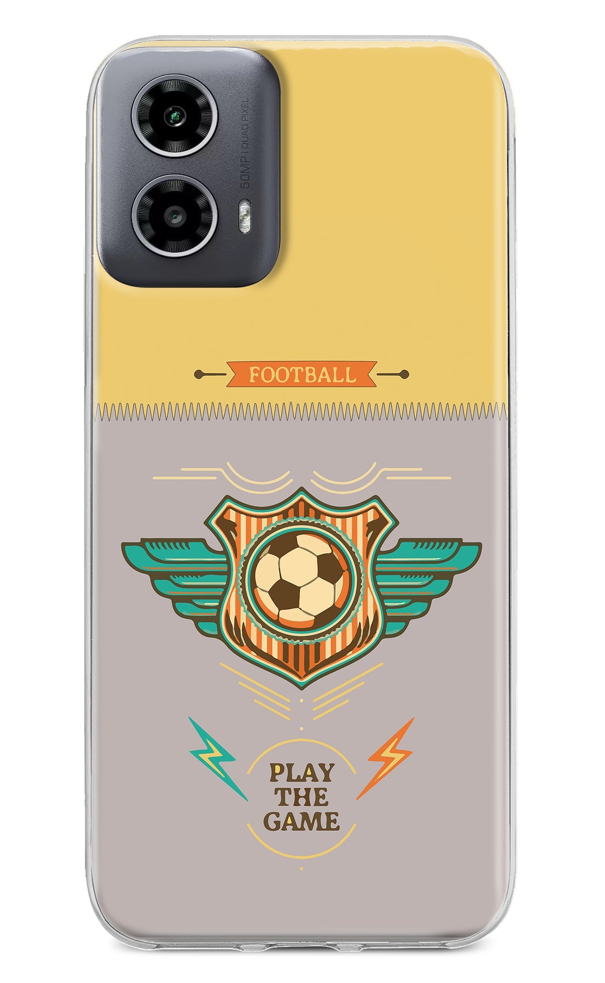 Football Moto G34 5G Back Cover