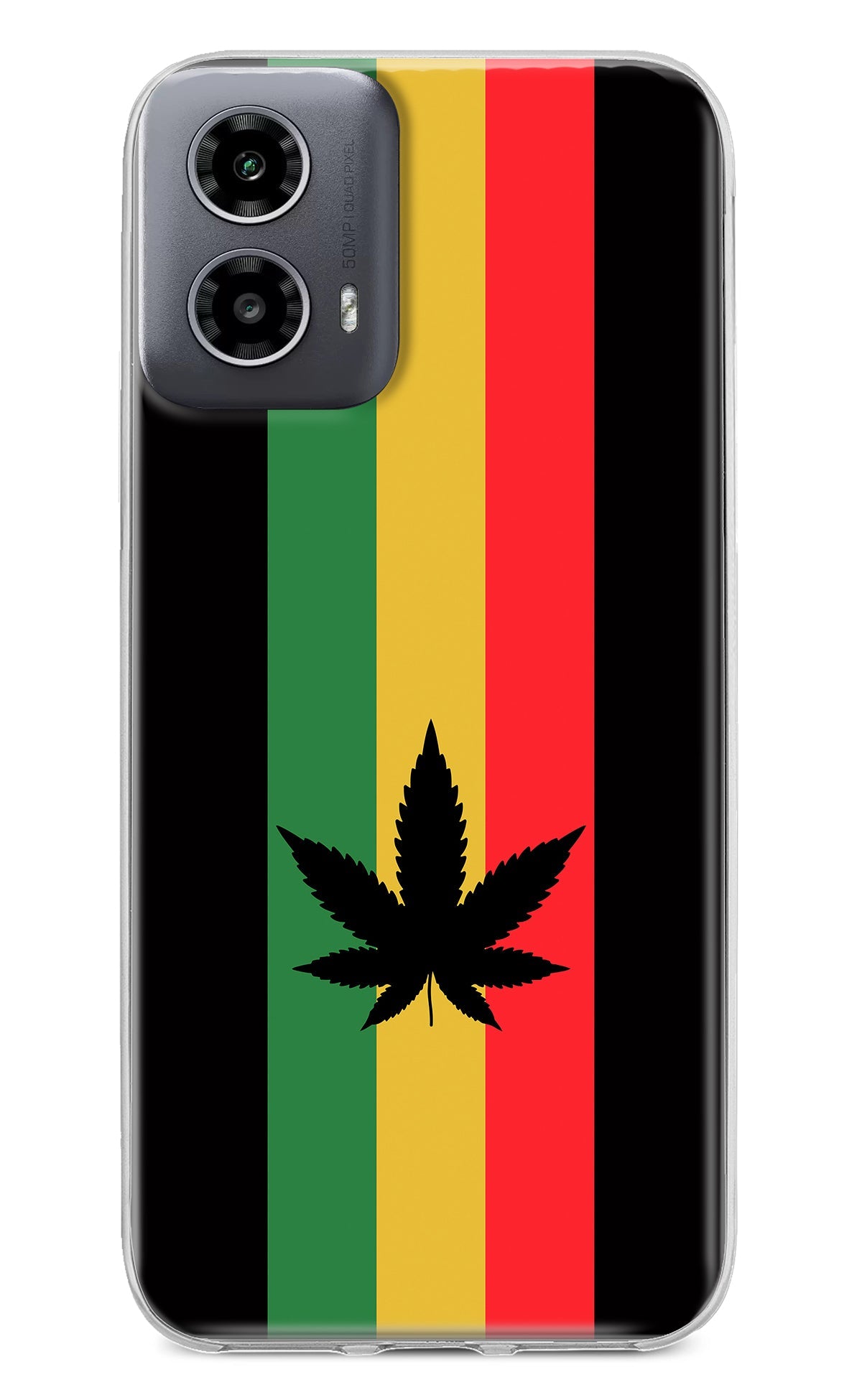 Weed Flag Moto G34 5G Back Cover