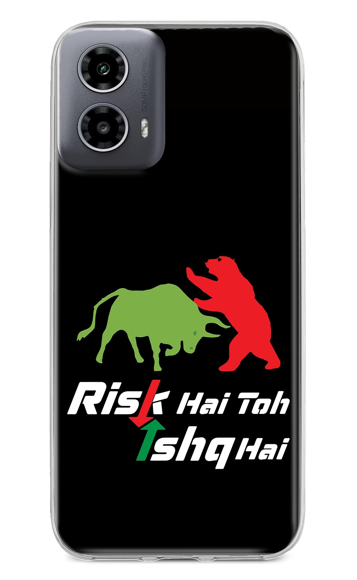 Risk Hai Toh Ishq Hai Moto G34 5G Back Cover