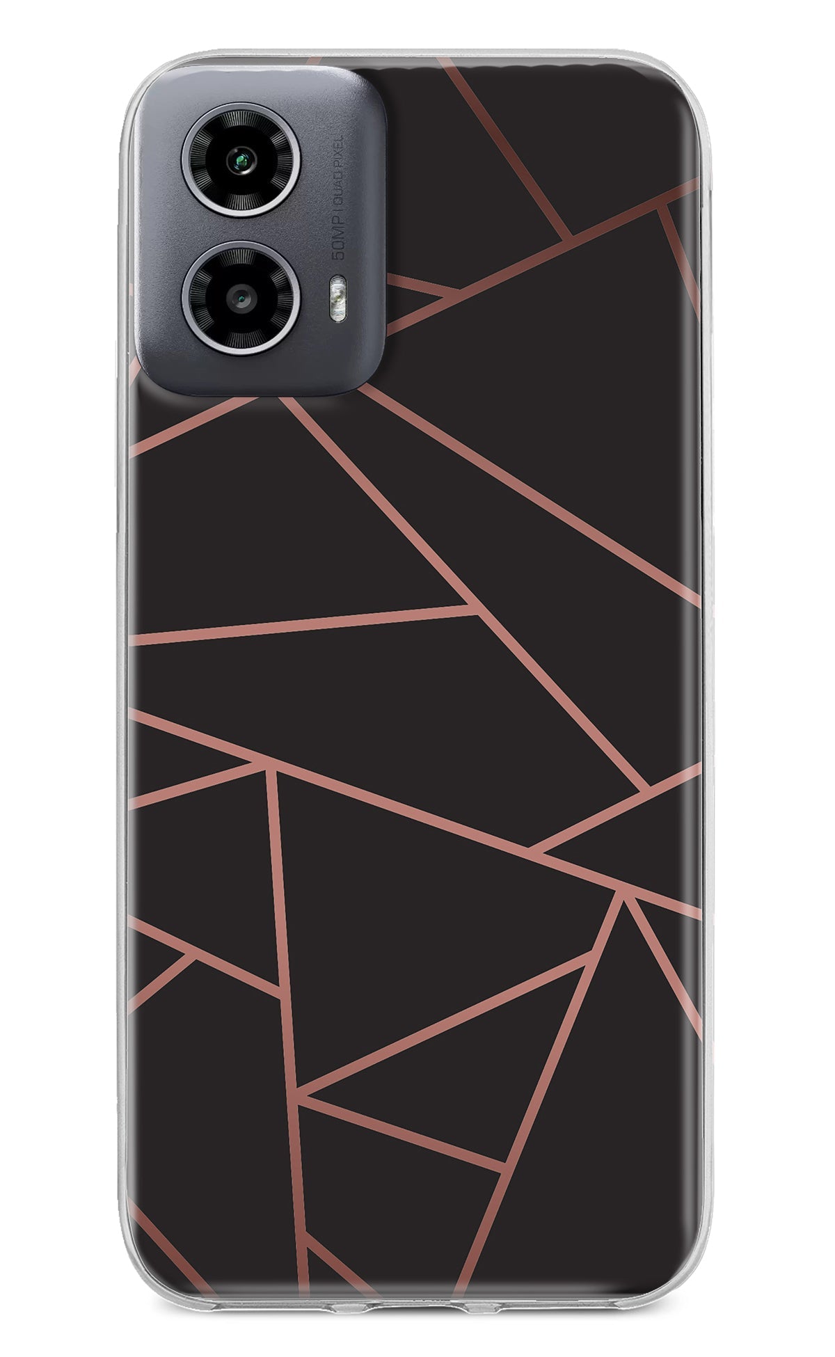 Geometric Pattern Moto G34 5G Back Cover