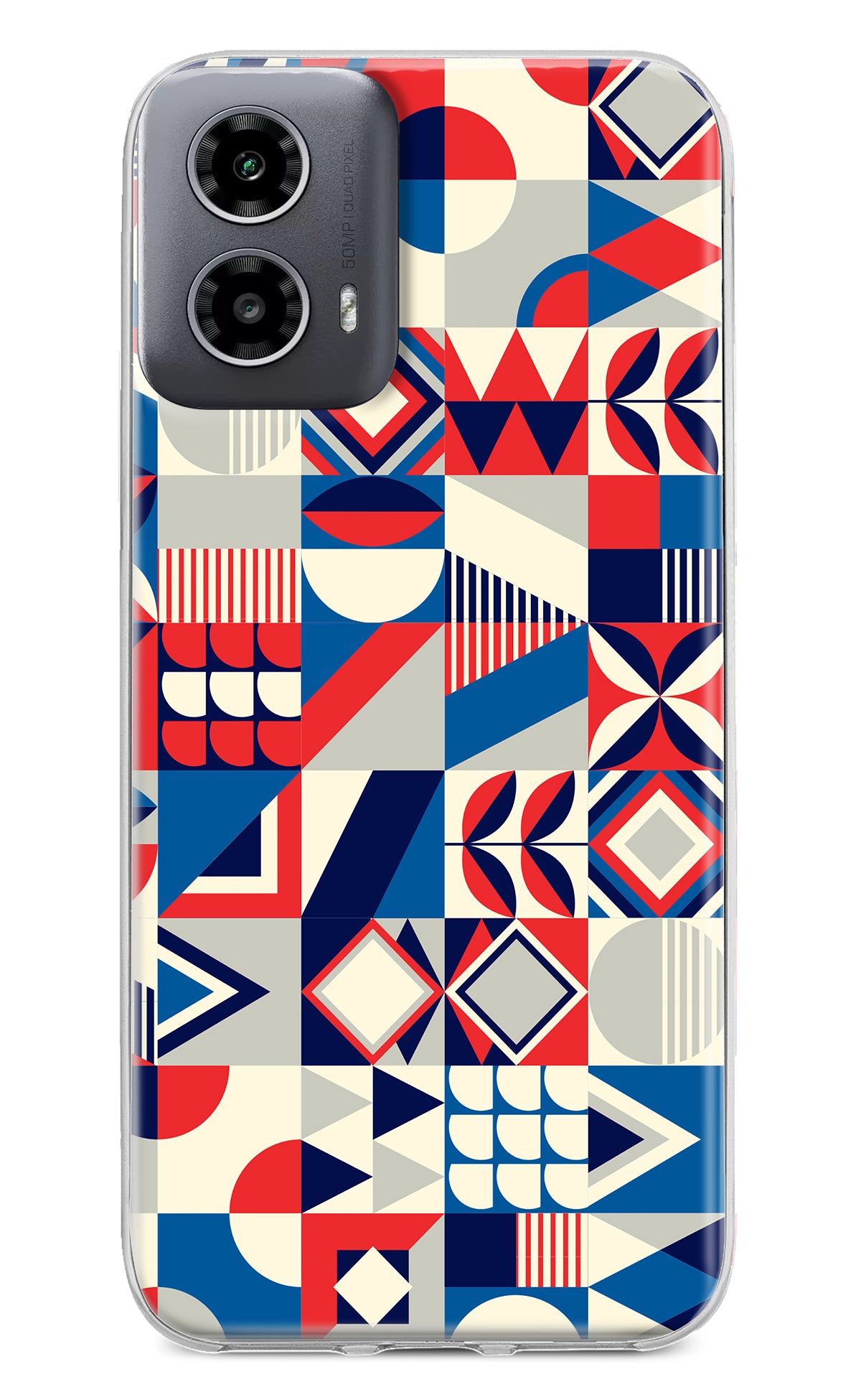 Colorful Pattern Moto G34 5G Back Cover