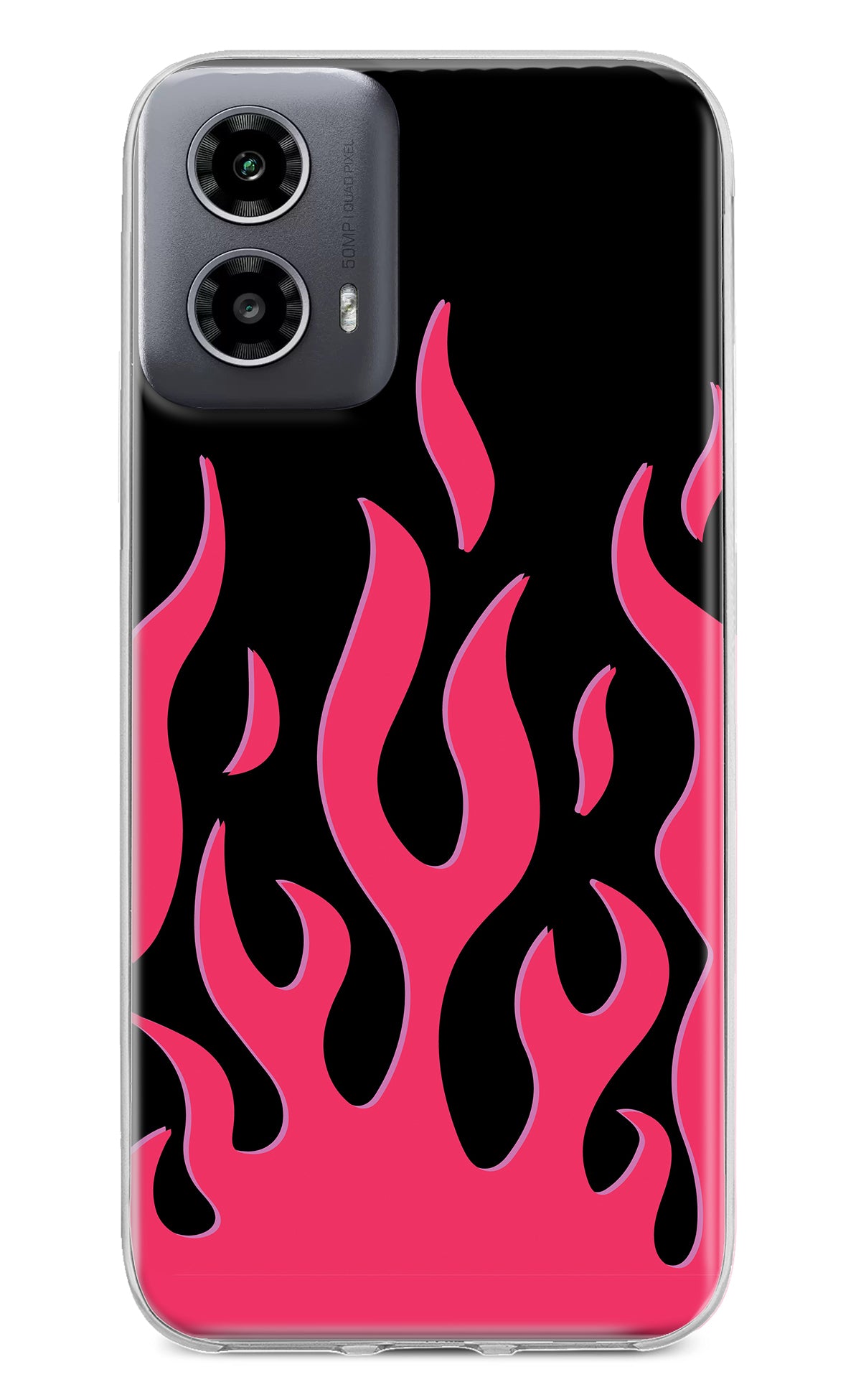 Fire Flames Moto G34 5G Back Cover
