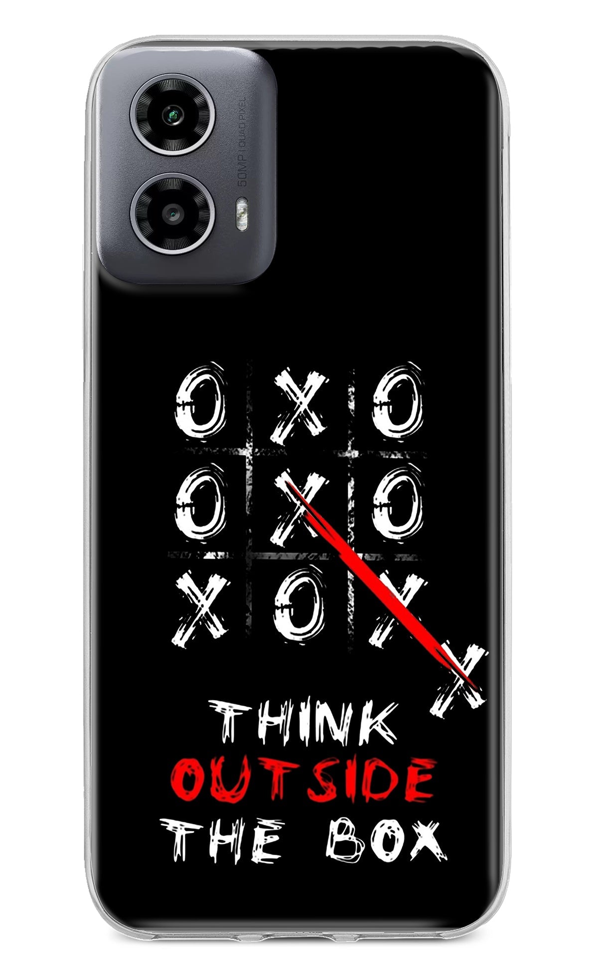 Think out of the BOX Moto G34 5G Back Cover