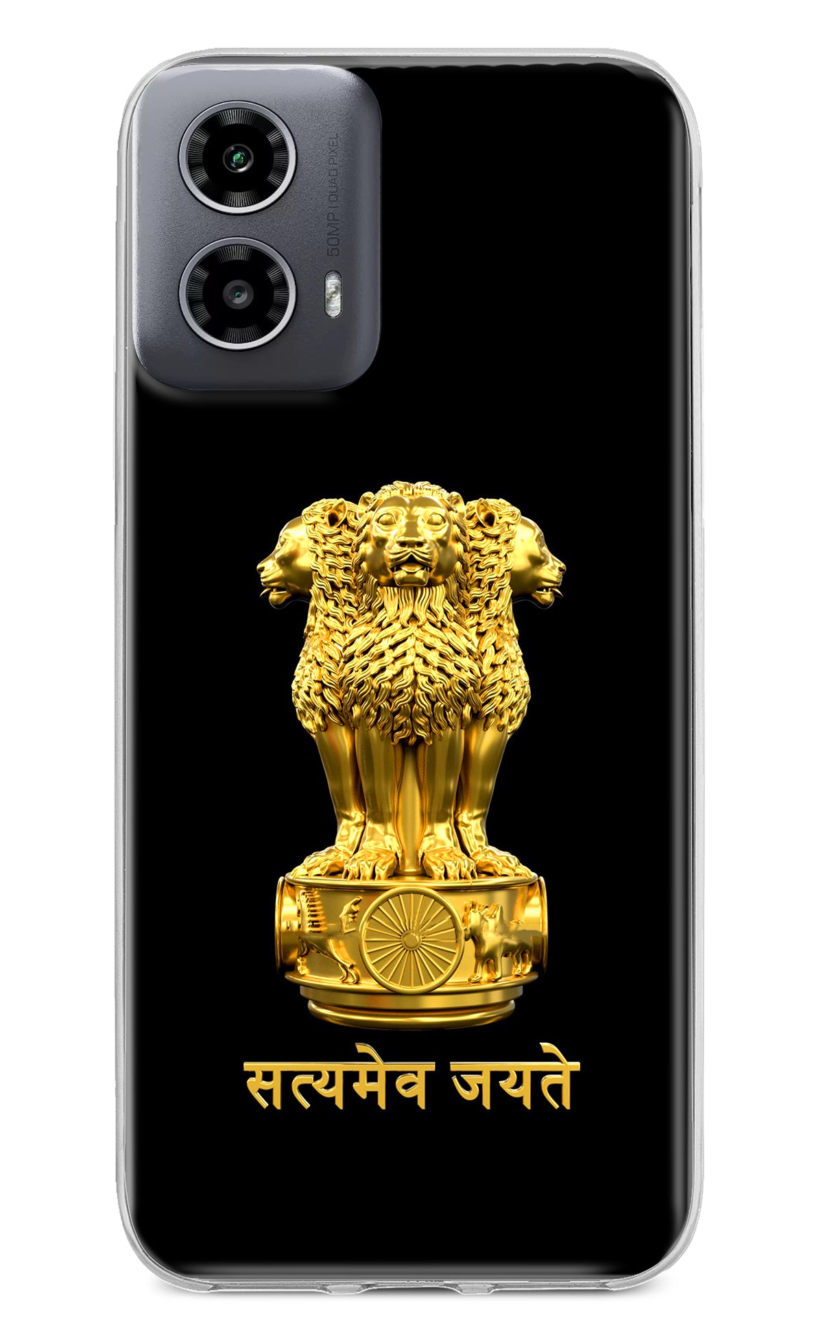 Satyamev Jayate Golden Moto G34 5G Back Cover