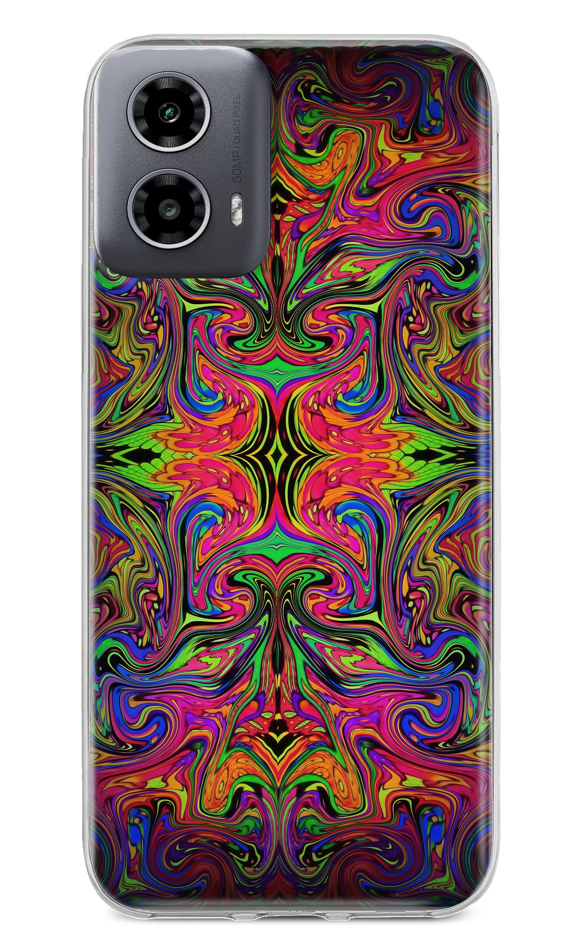 Psychedelic Art Moto G34 5G Back Cover