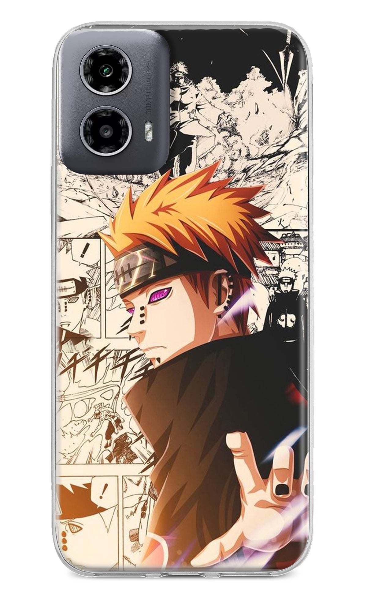 Pain Anime Moto G34 5G Back Cover