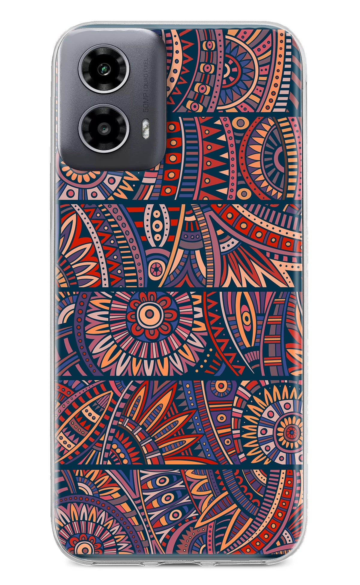 African Culture Design Moto G34 5G Back Cover