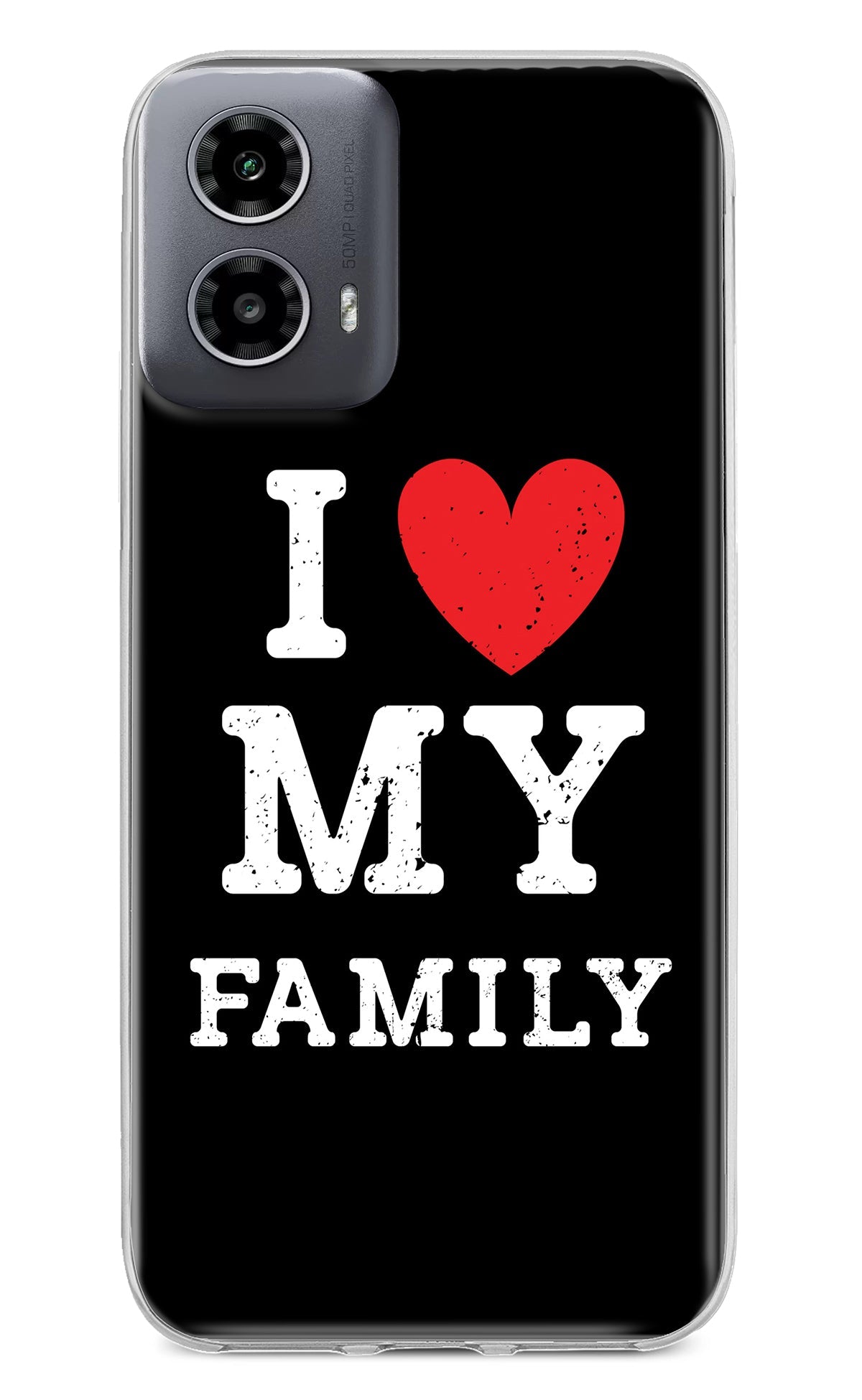 I Love My Family Moto G34 5G Back Cover