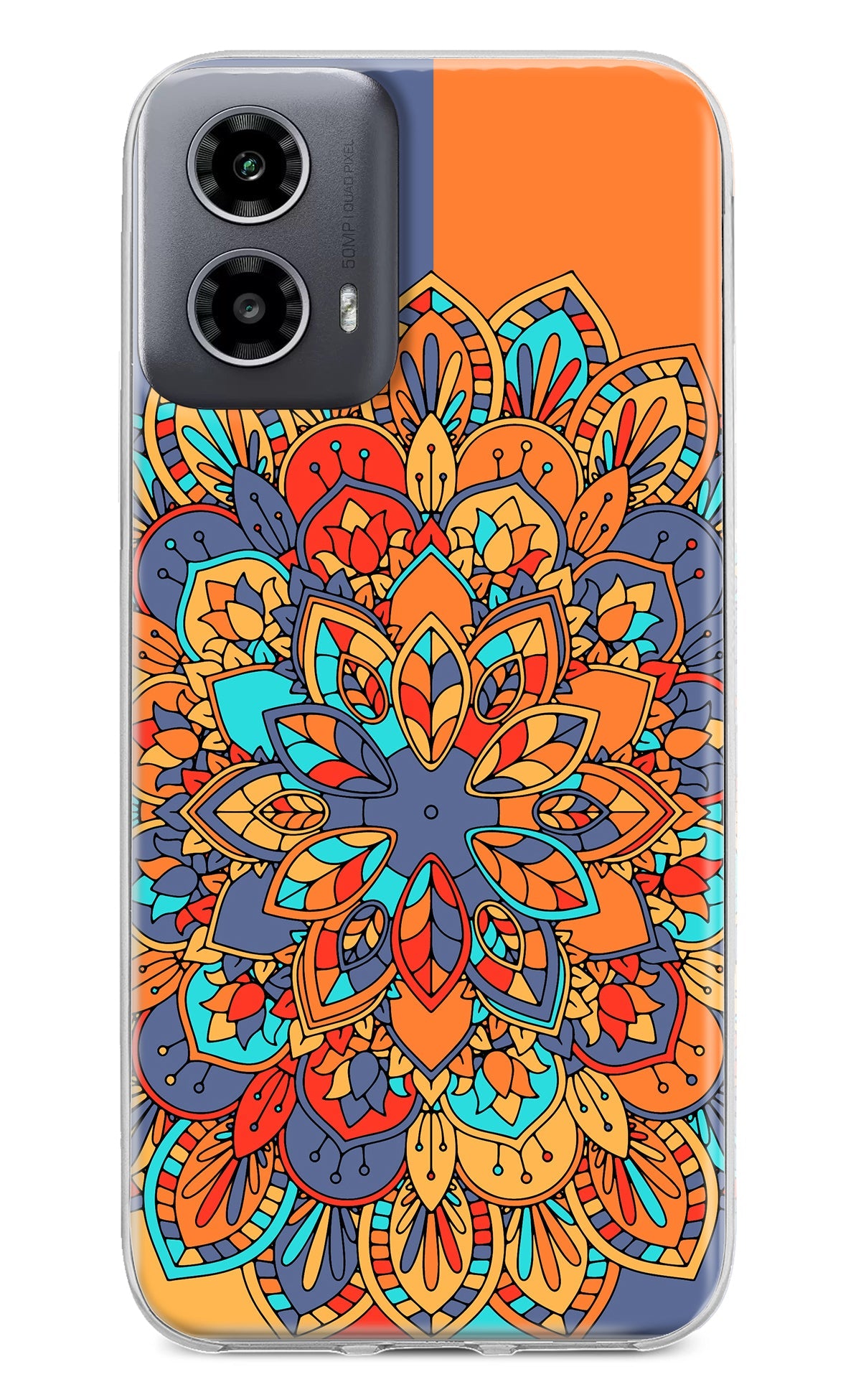 Color Mandala Moto G34 5G Back Cover