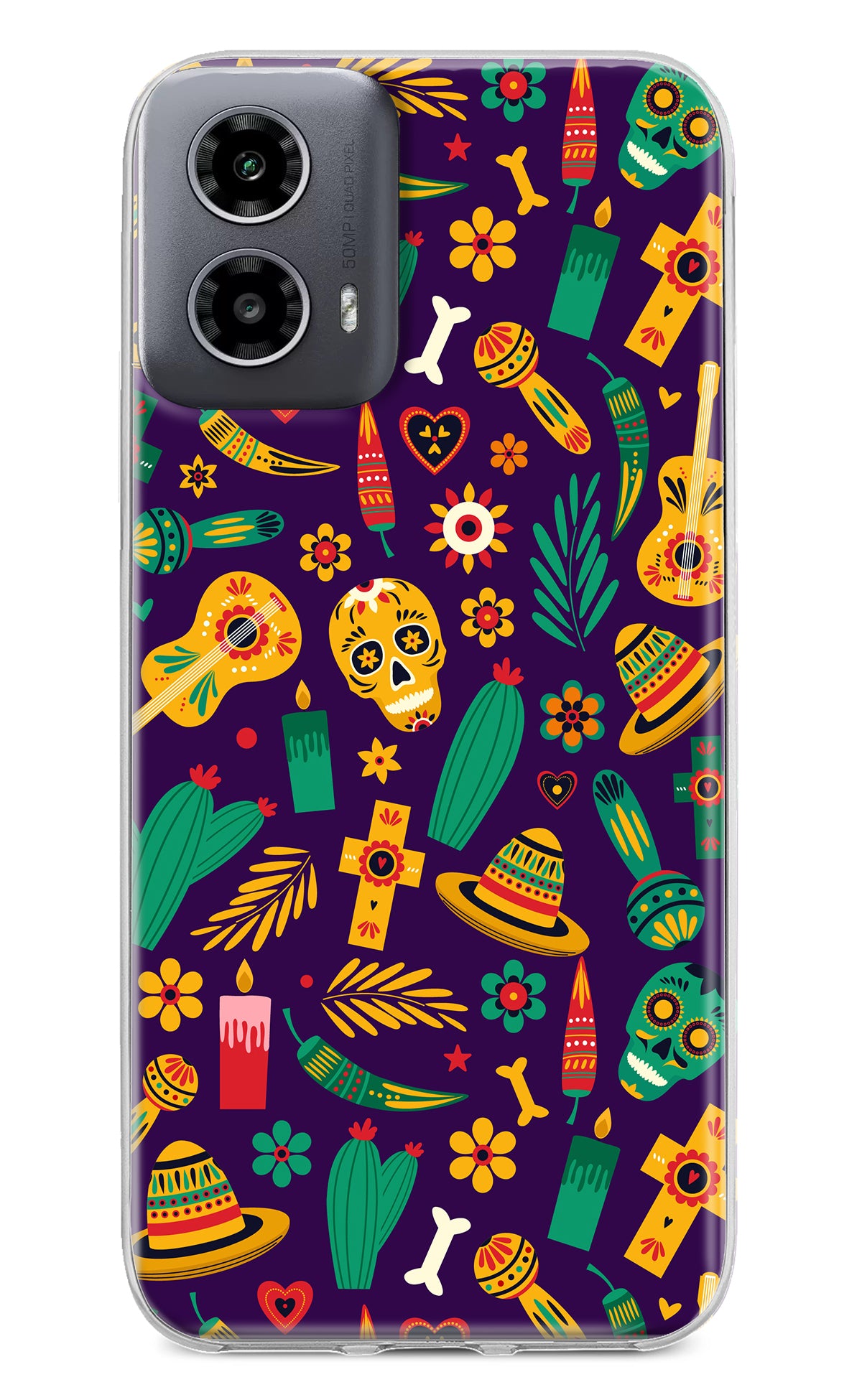 Mexican Artwork Moto G34 5G Back Cover