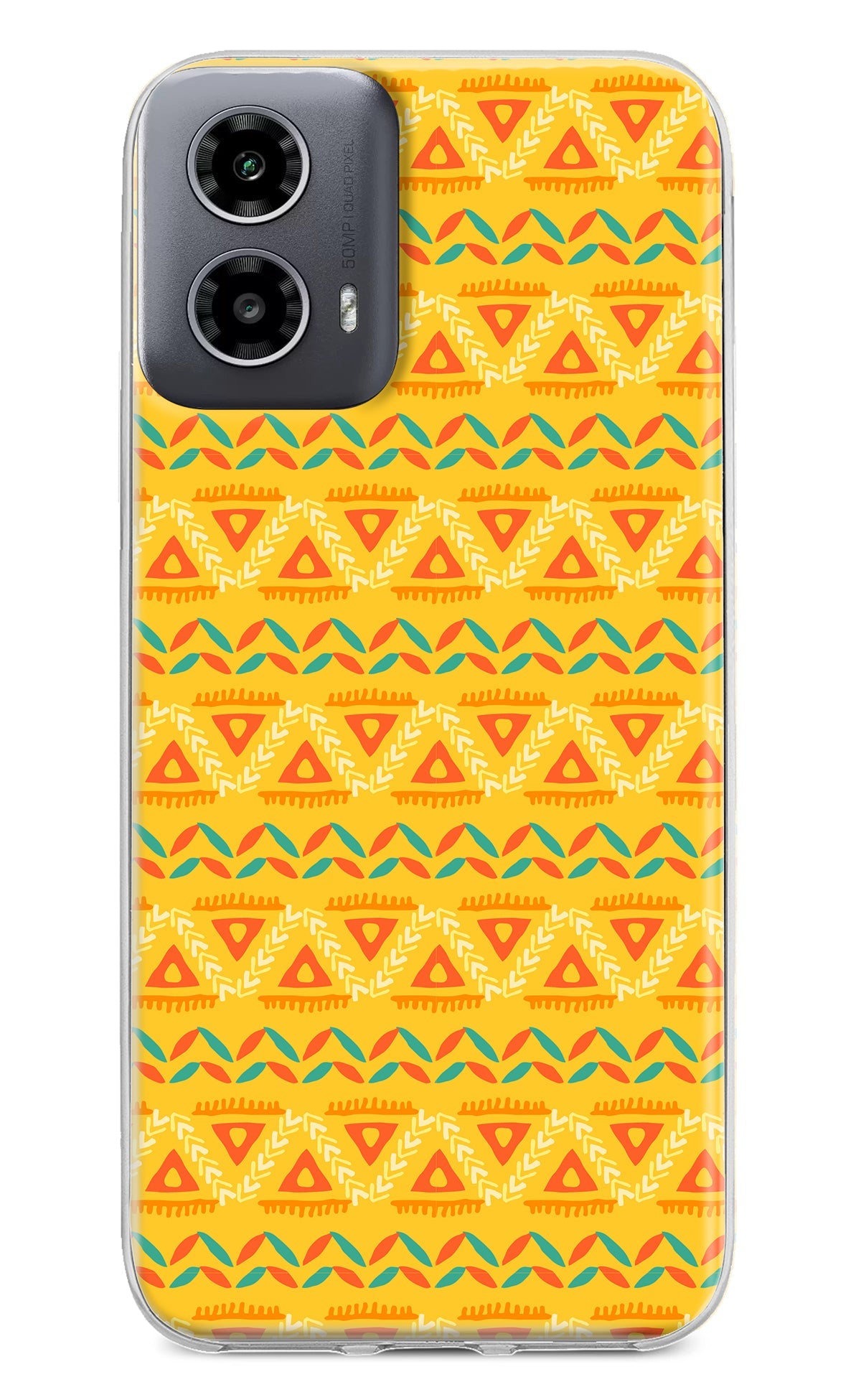 Tribal Pattern Moto G34 5G Back Cover