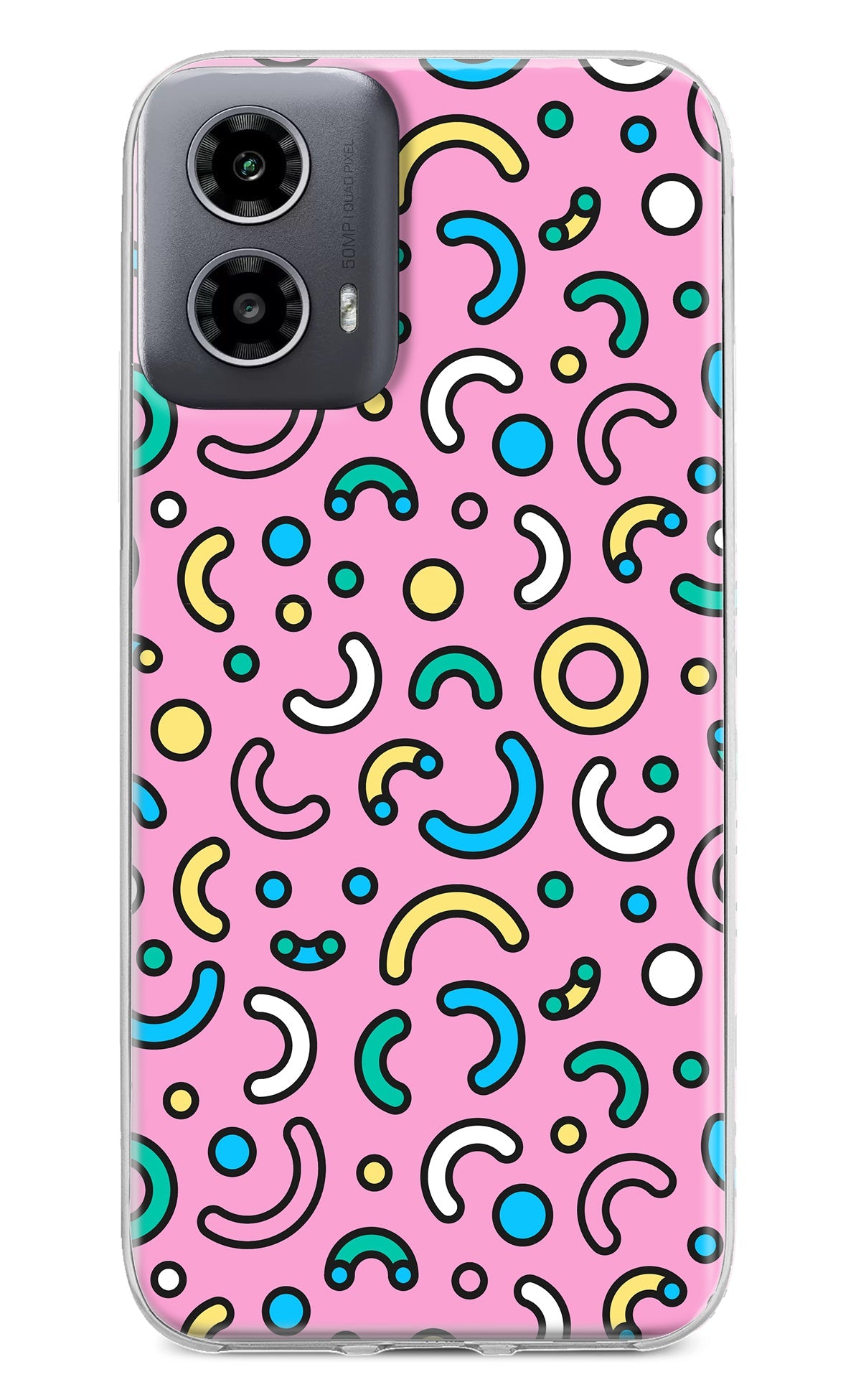 Memphis Design Moto G34 5G Back Cover