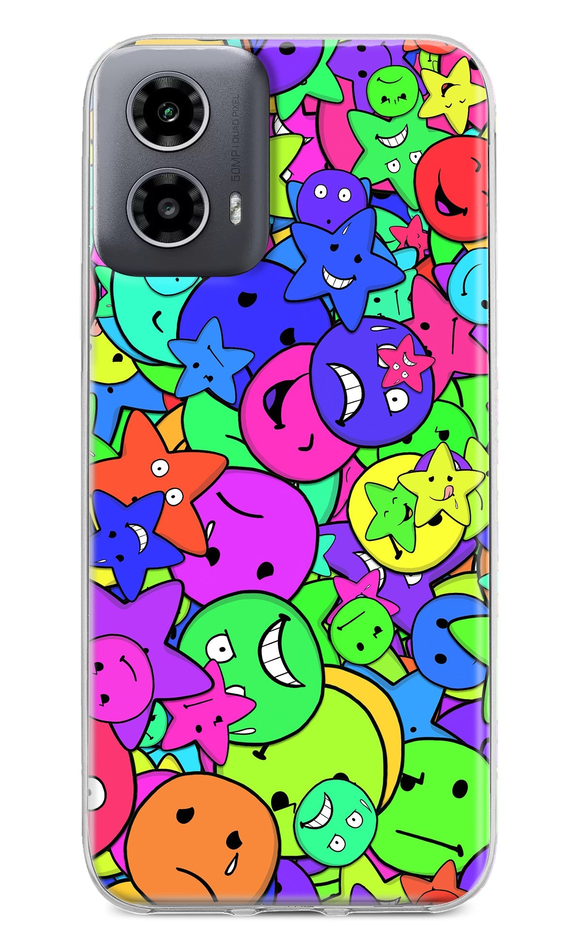 Fun Doodle Moto G34 5G Back Cover