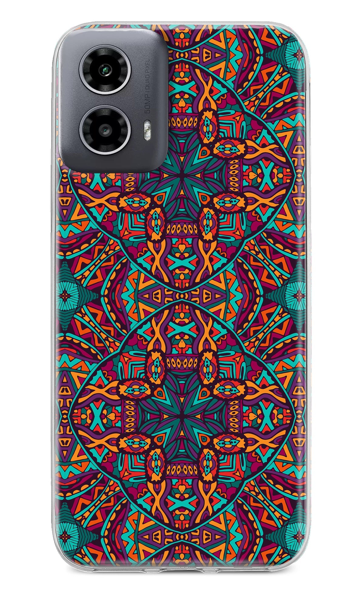 Colour Mandala Moto G34 5G Back Cover