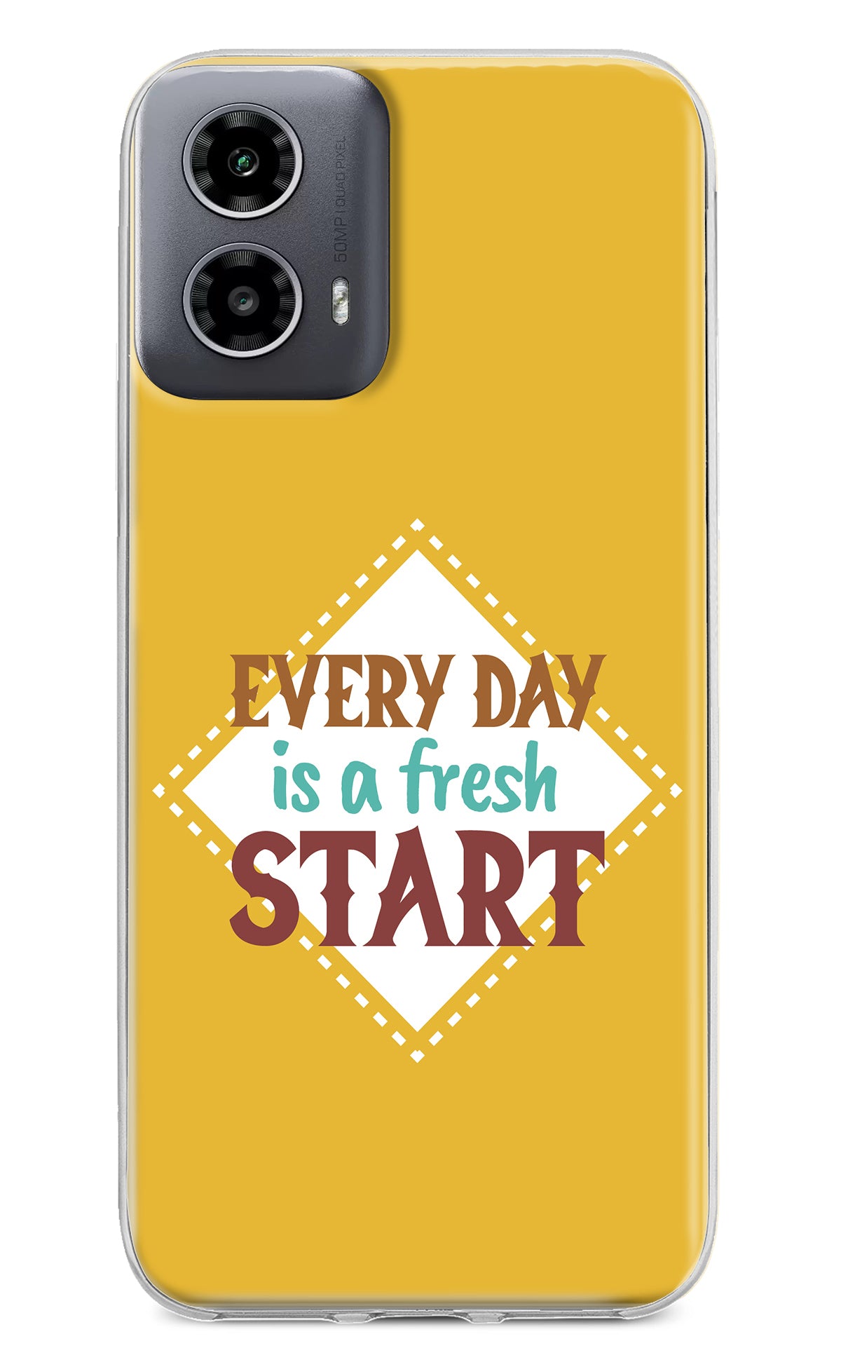 Every day is a Fresh Start Moto G34 5G Back Cover