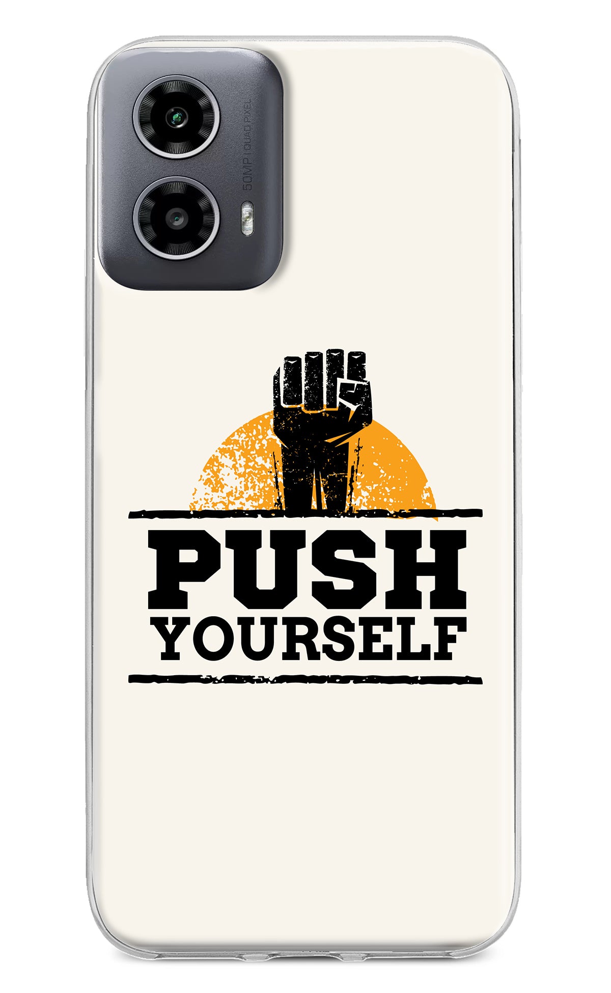 Push Yourself Moto G34 5G Back Cover