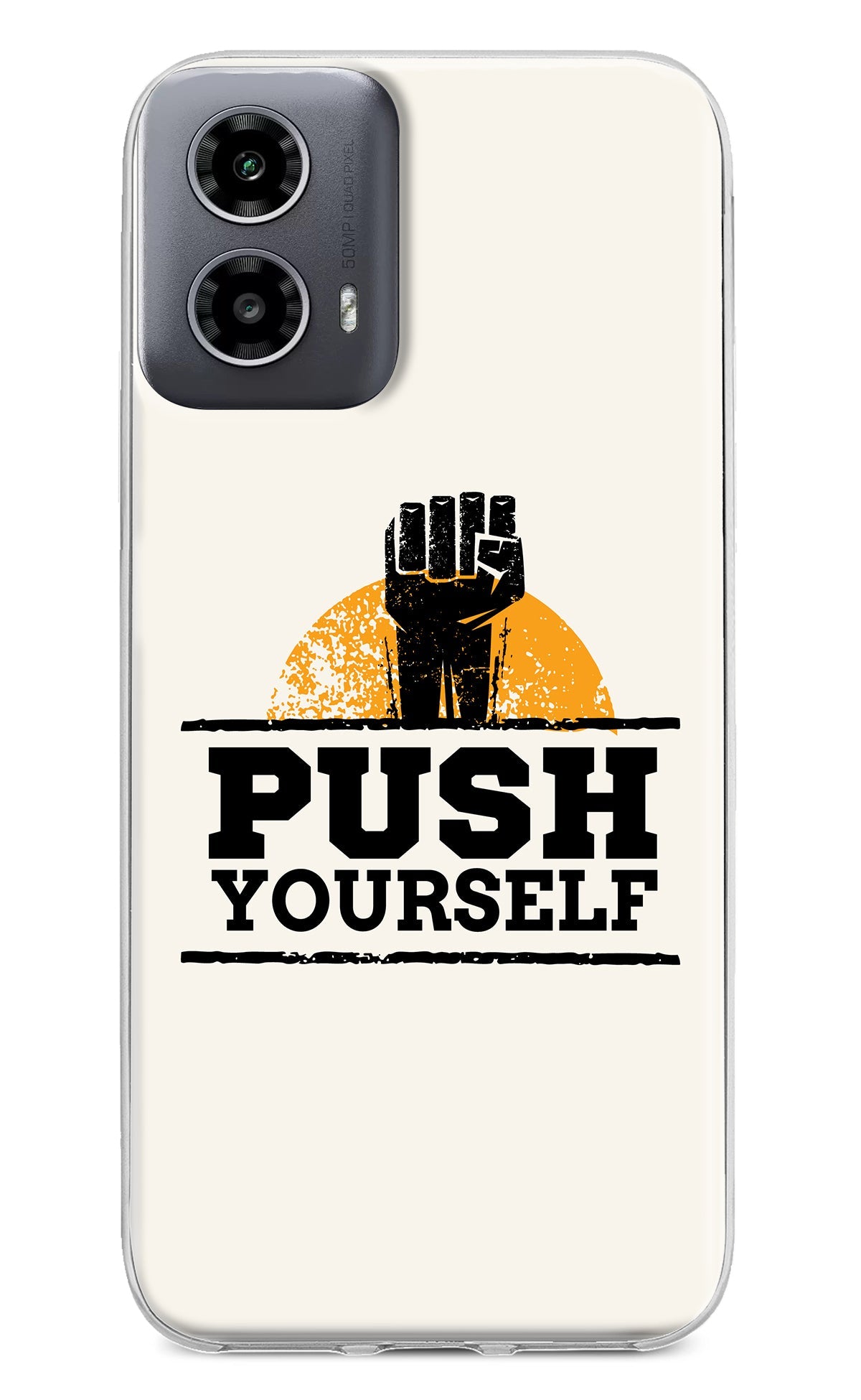 Push Yourself Moto G34 5G Back Cover